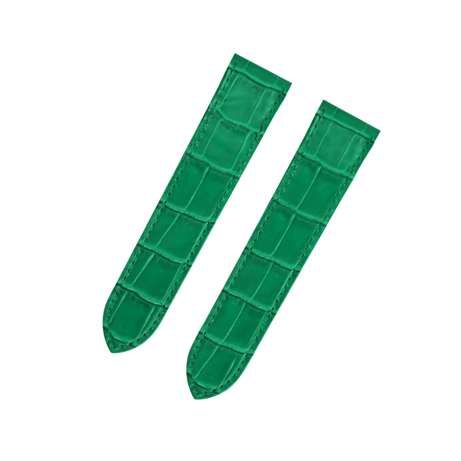 Cartier Santos 100 Leather Strap in Green - Helvetus®