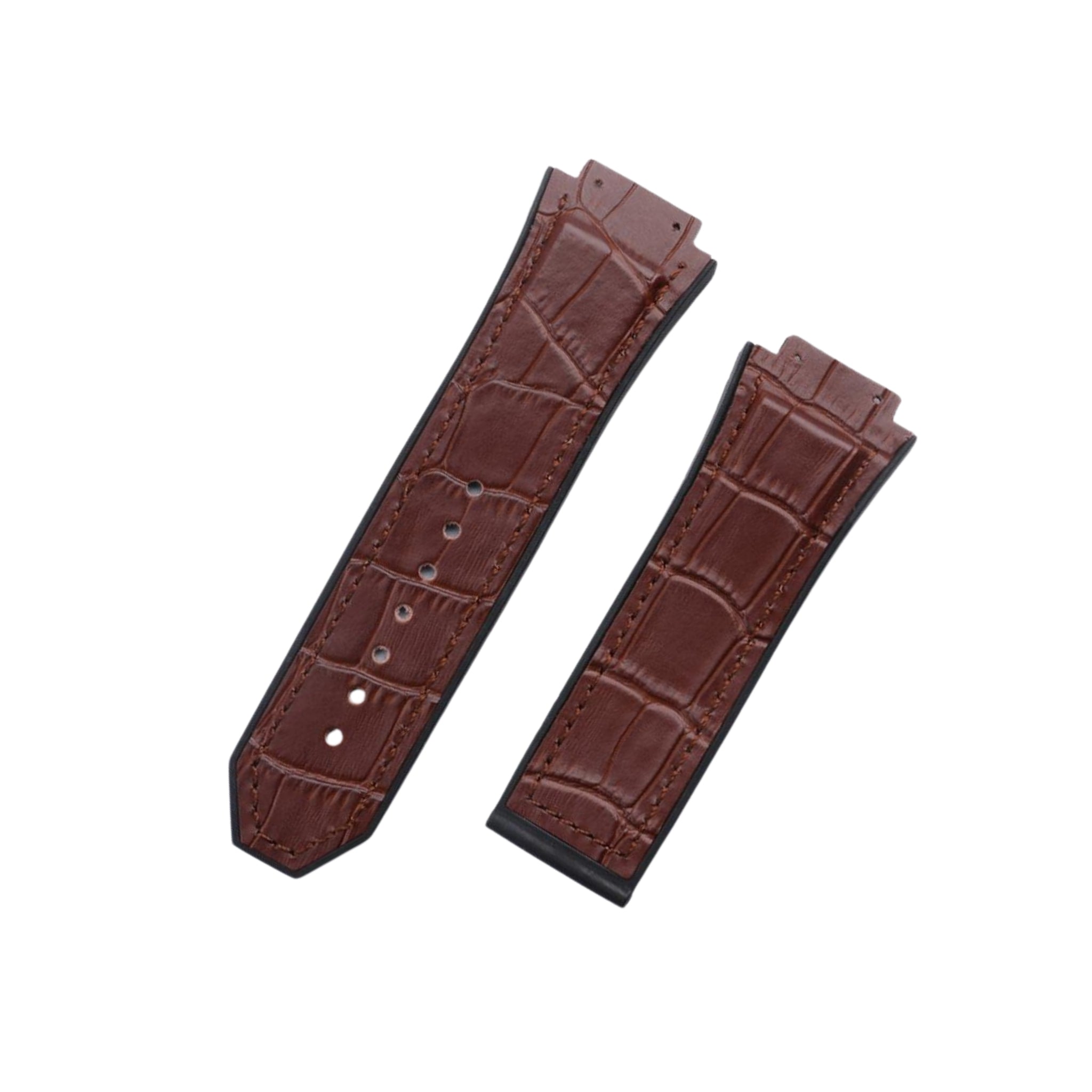 Leather Strap - For Hublot King Power - Brown - Helvetus