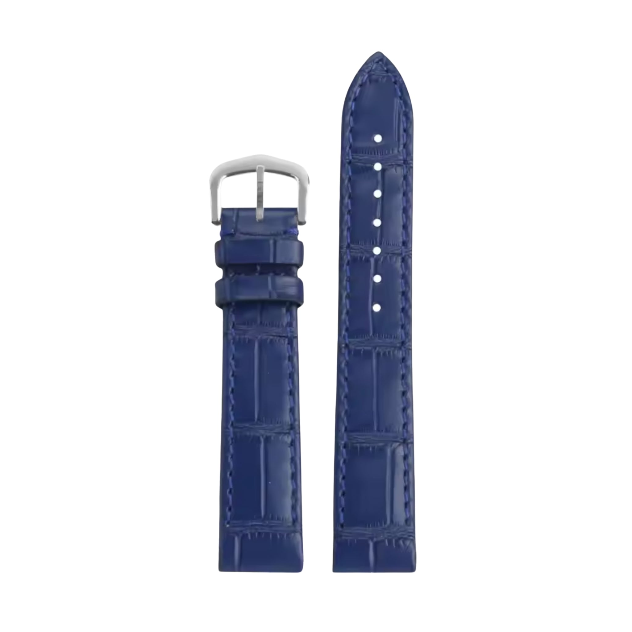 Leather Strap - For Jaeger - LeCoultre (JLC) Reverso - Blue - Helvetus