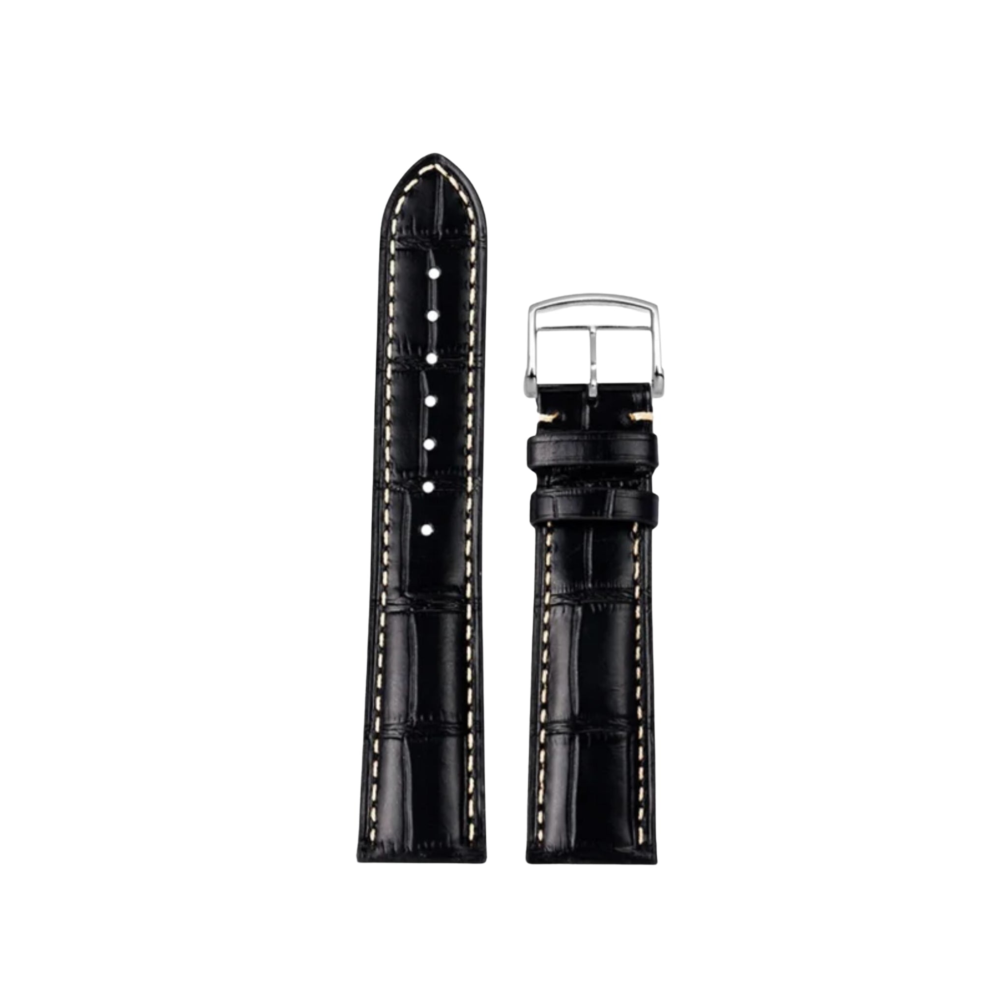 Leather Strap for Longines Master Collection in Black Helvetus Switzerland