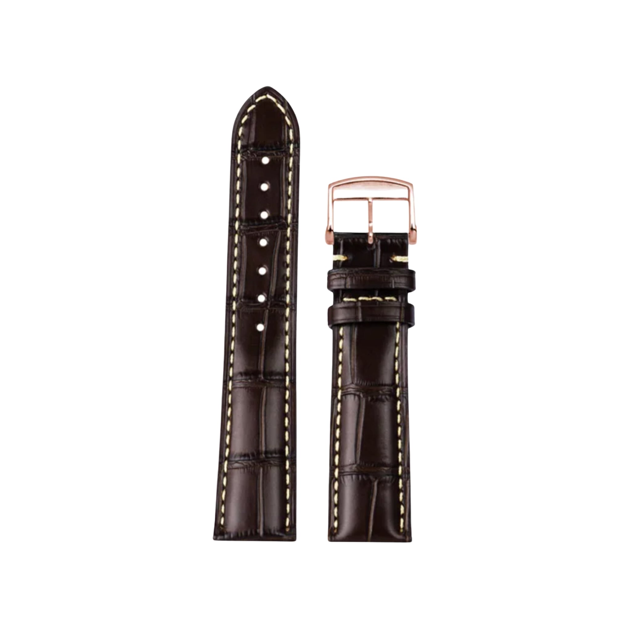 Leather Strap - For Longines Master Collection - Brown - Helvetus