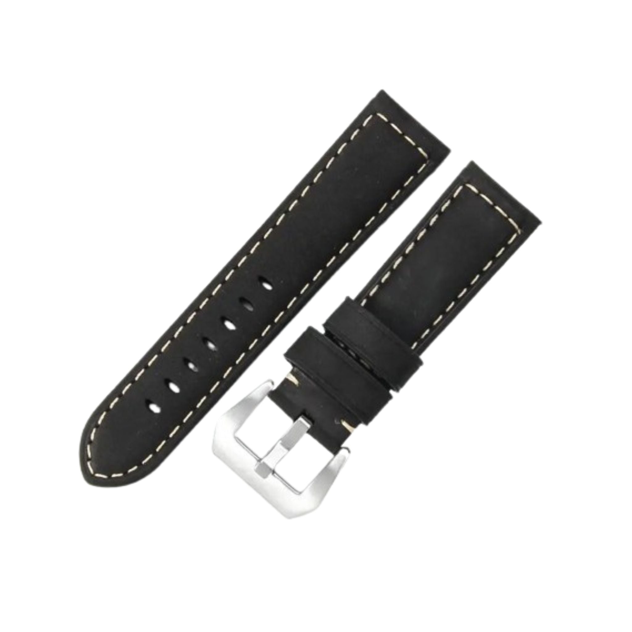 Leather Strap - For Panerai - Leather Black - Helvetus