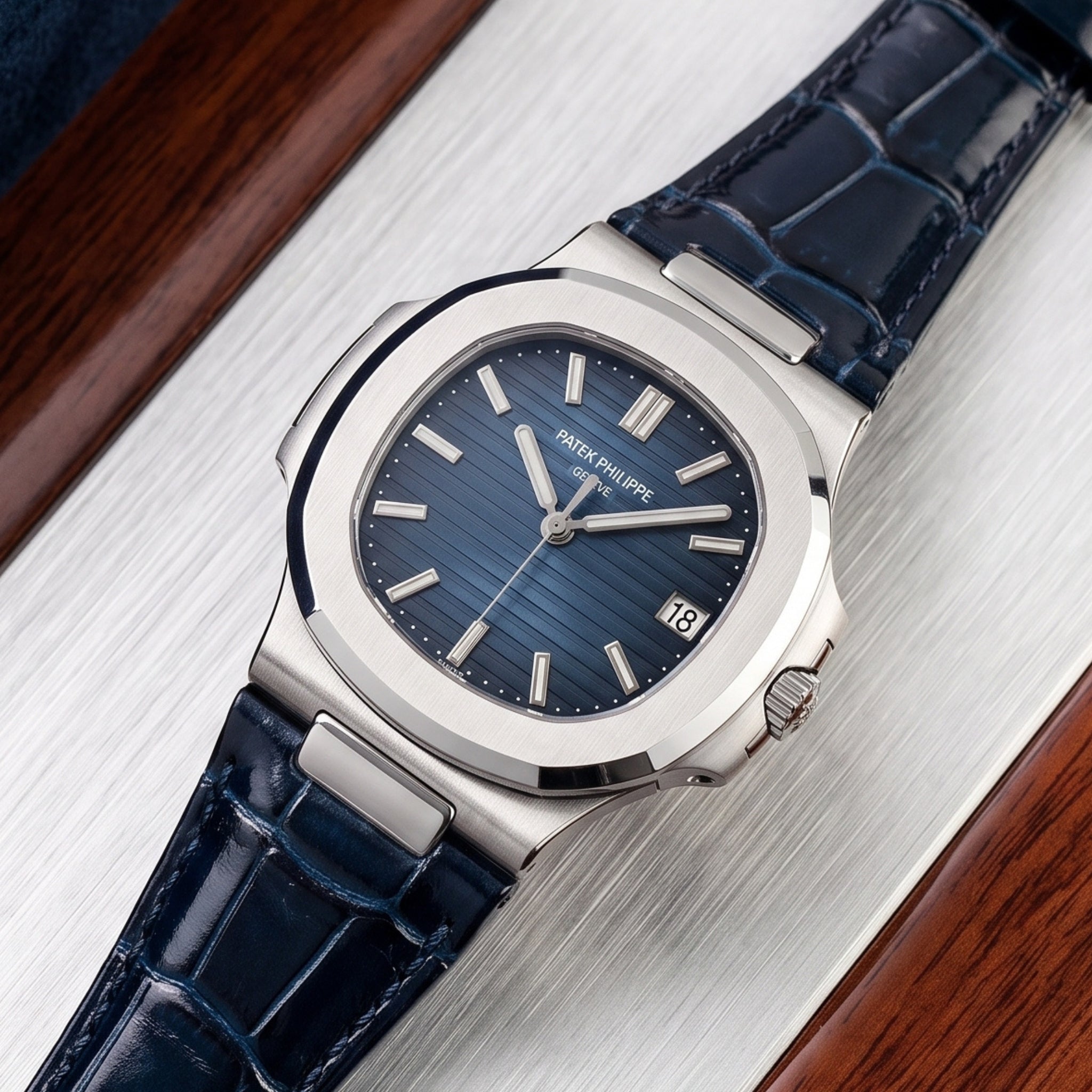 PATEK PHILIPPE LEATHER STRAP パテックフィリップ 革ベルト 20-16mm