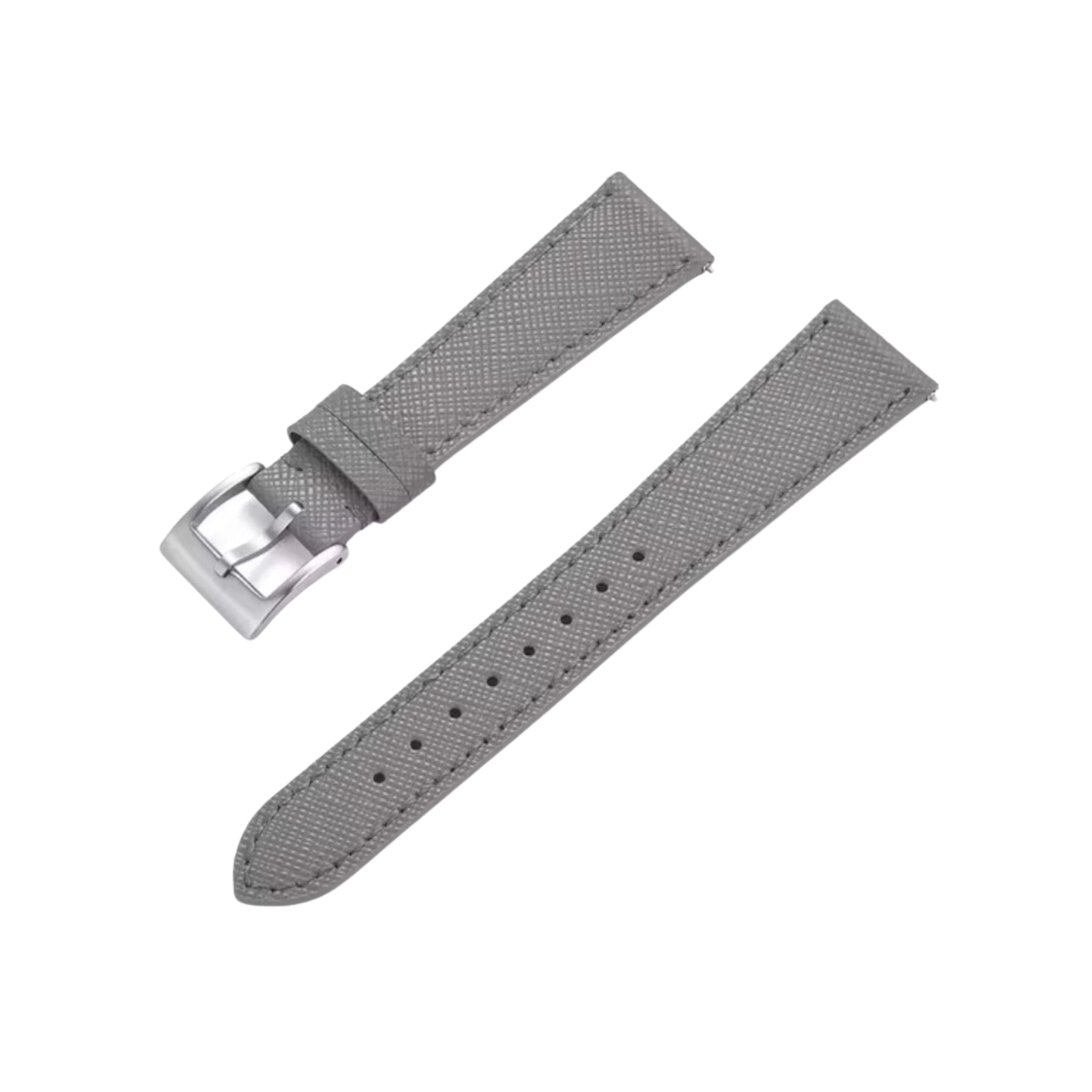 Leather Strap - Grey - Classic Design - Helvetus