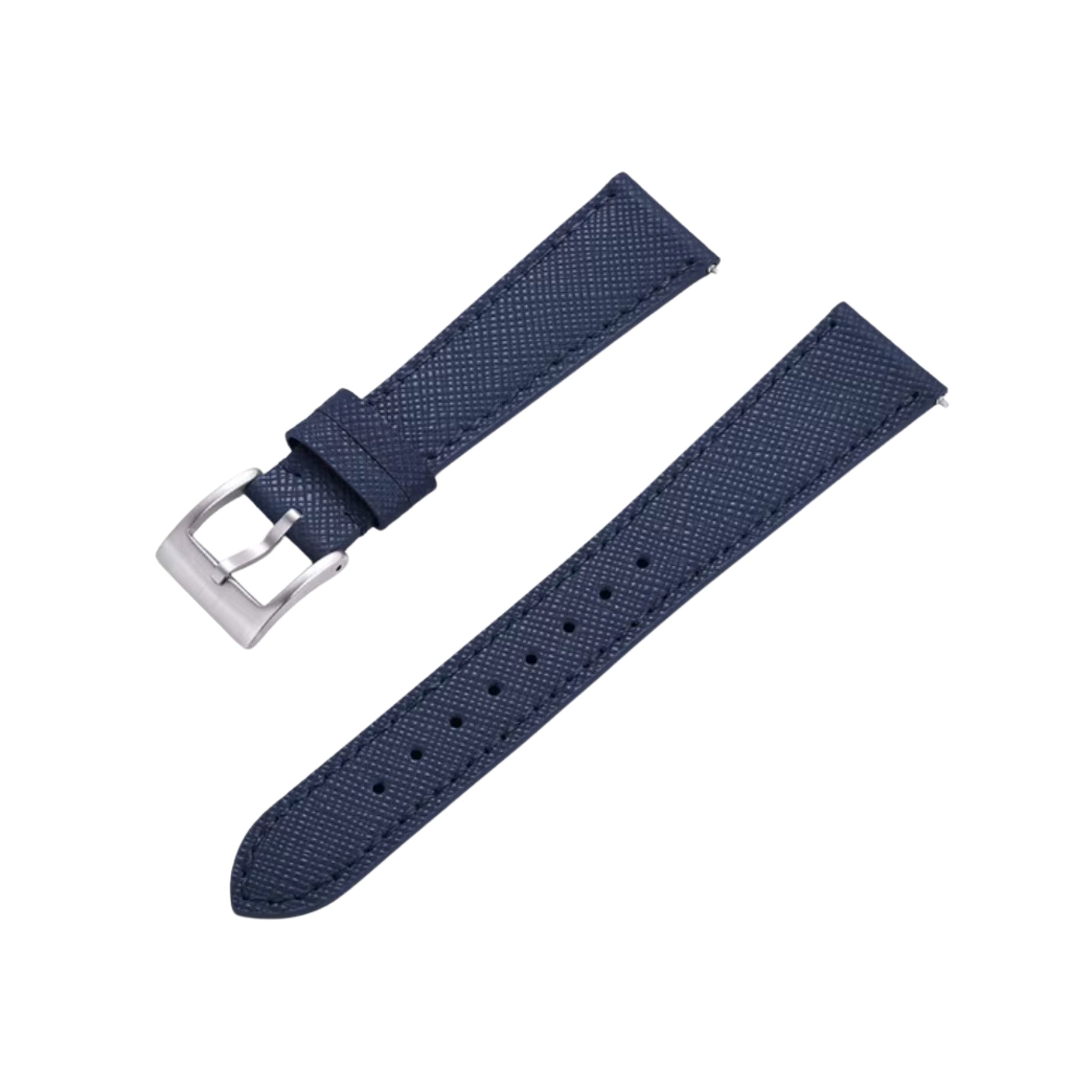 Leather Strap - Navy Blue - Classic Design - Helvetus