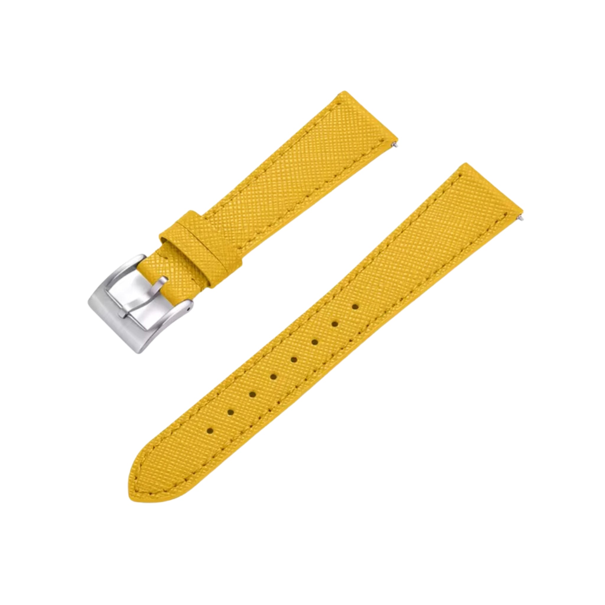 Leather Strap - Yellow - Classic Design - Helvetus