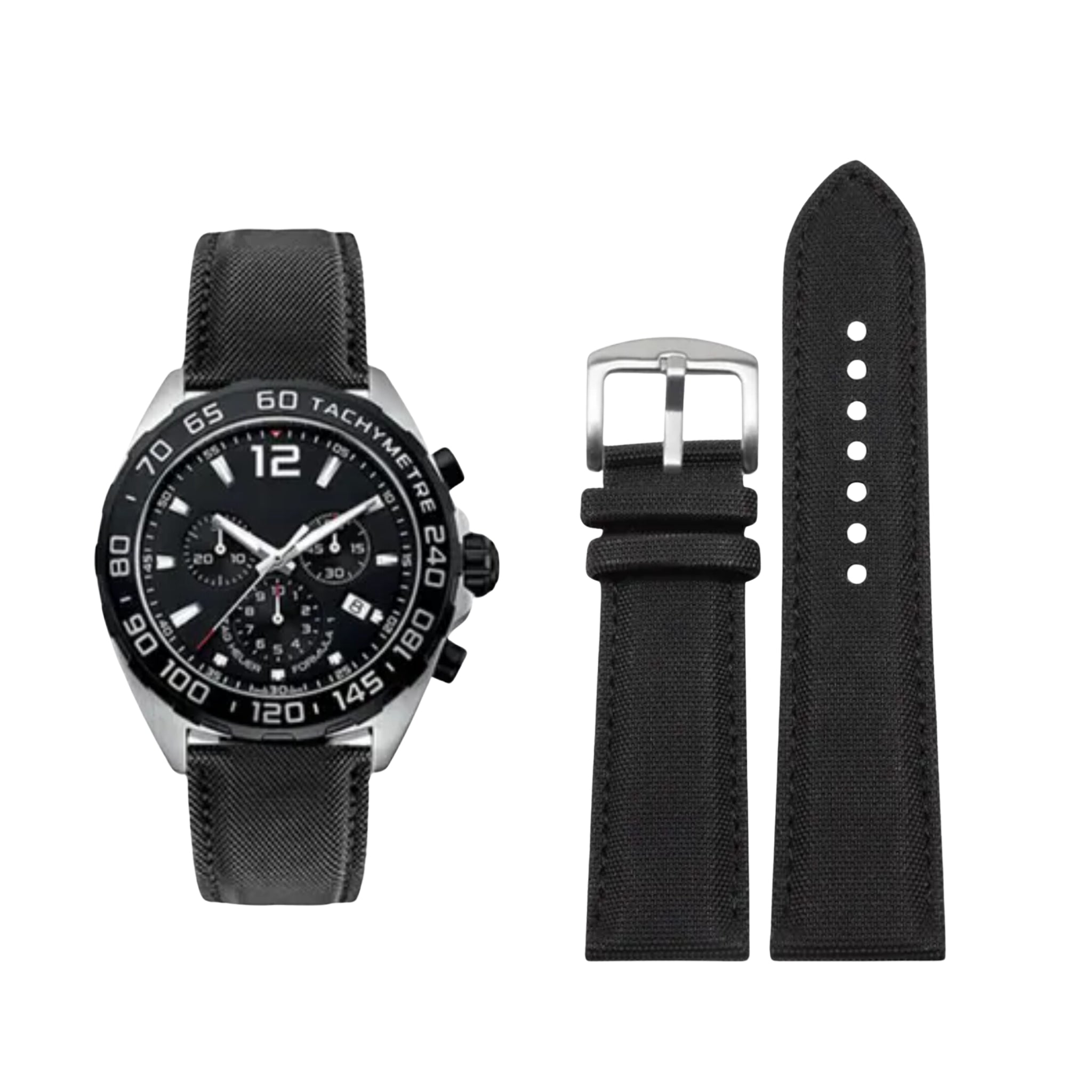 Nylon Strap For Tag Heuer Formula Black - Main Image