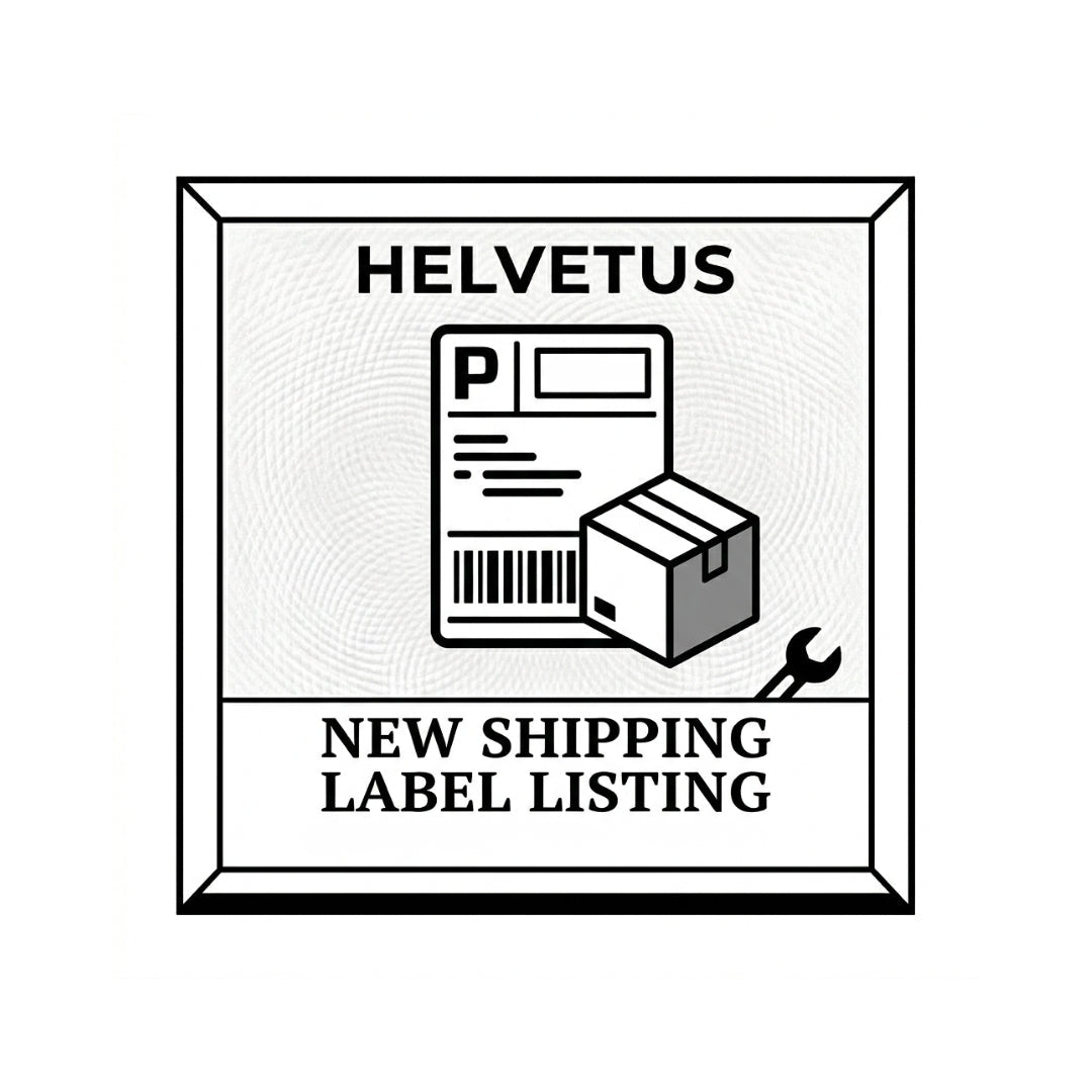 Outbound Shipping Label Fee – Not a Return Label (As Discussed via Email) - Helvetus