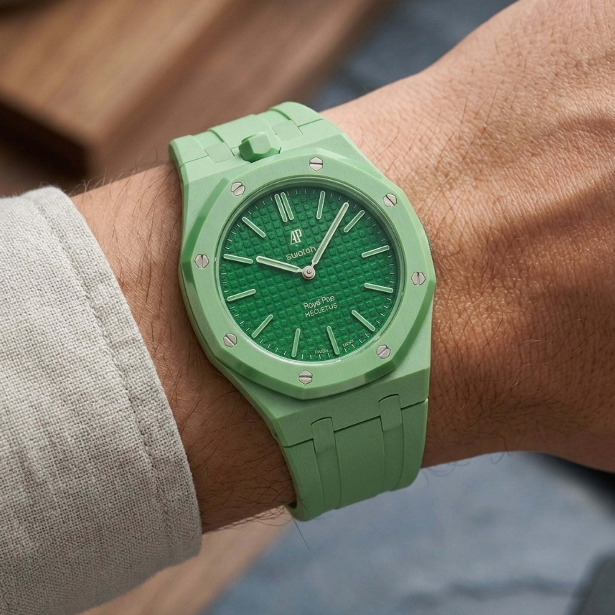 Royal Pop Strap for Green Eight — Wrist Case Set | Helvetus®