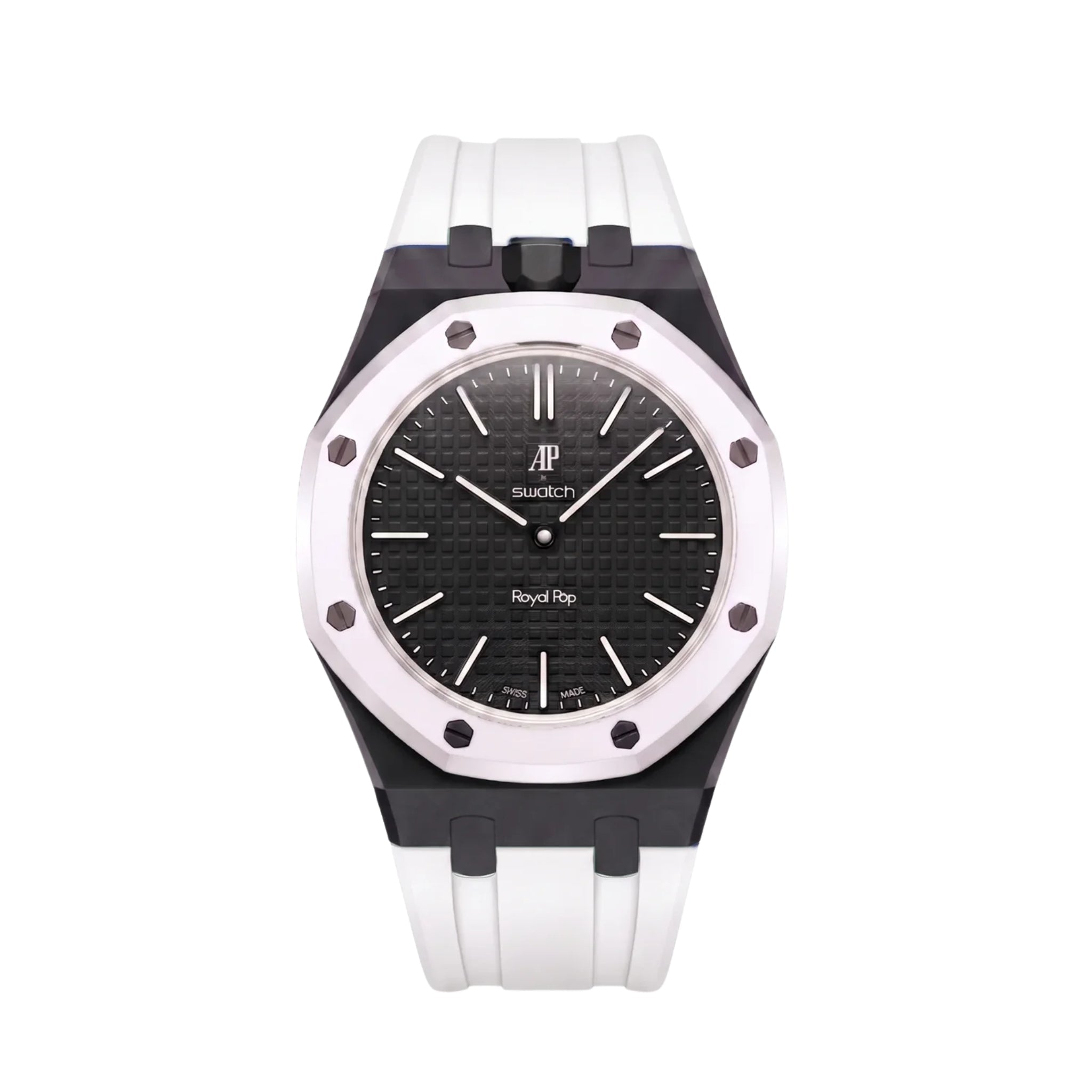 Royal Pop Wrist Strap & Case — For Ocho Negro (Lépine, Crown at 12) - Helvetus