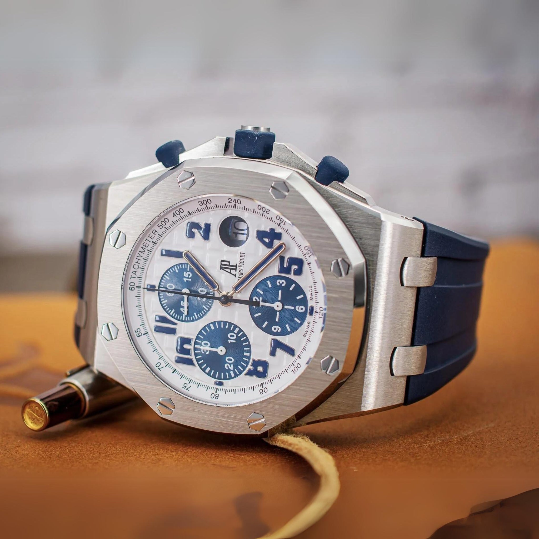 Rubber Strap - For all AP Offshore 42mm - Navy Blue - Helvetus