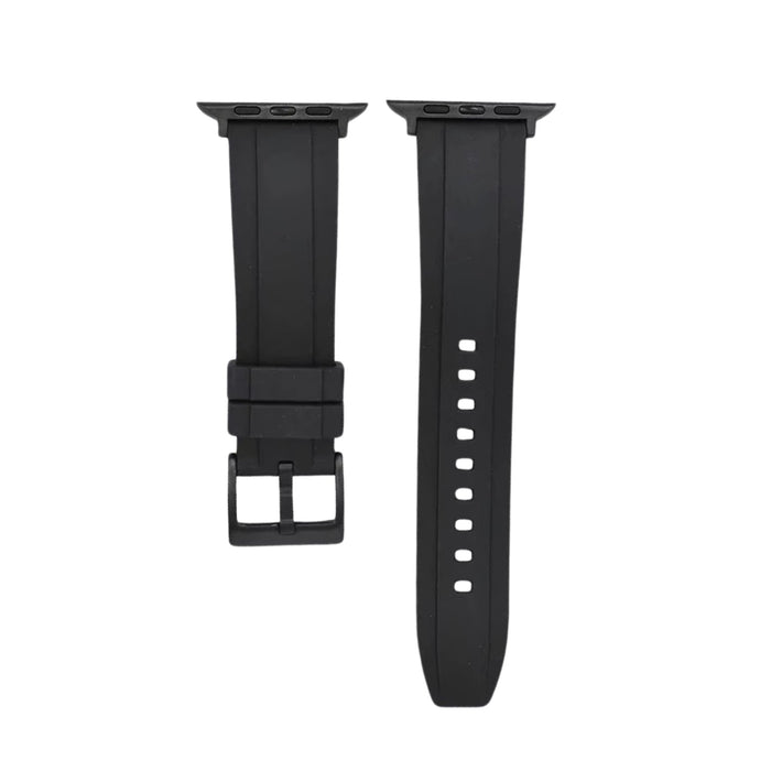 Rubber Strap - For all Apple Watch Models - Black - Helvetus