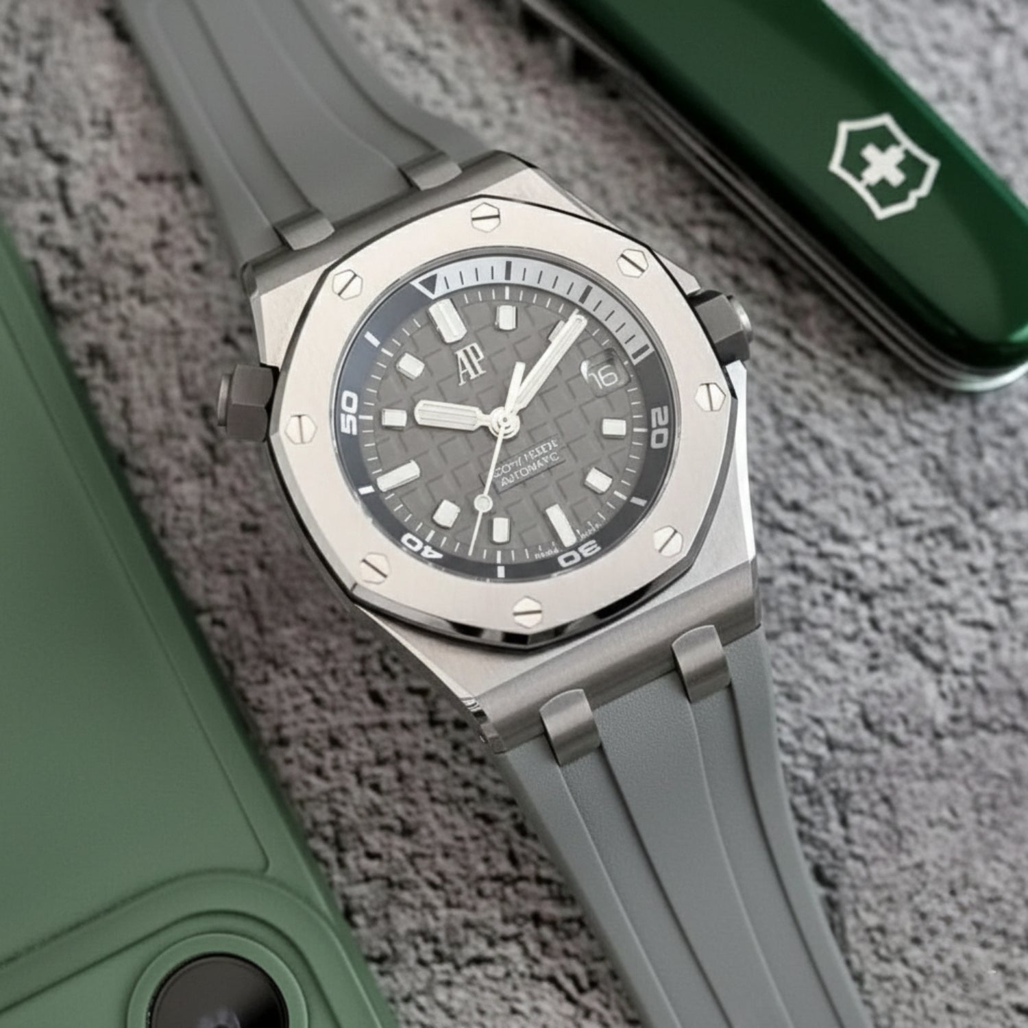 Audemars Piguet  Oak Offshoreラバーベルト Straps for Audemars Piguet Royal Oak Offshore Diver - Helvetus