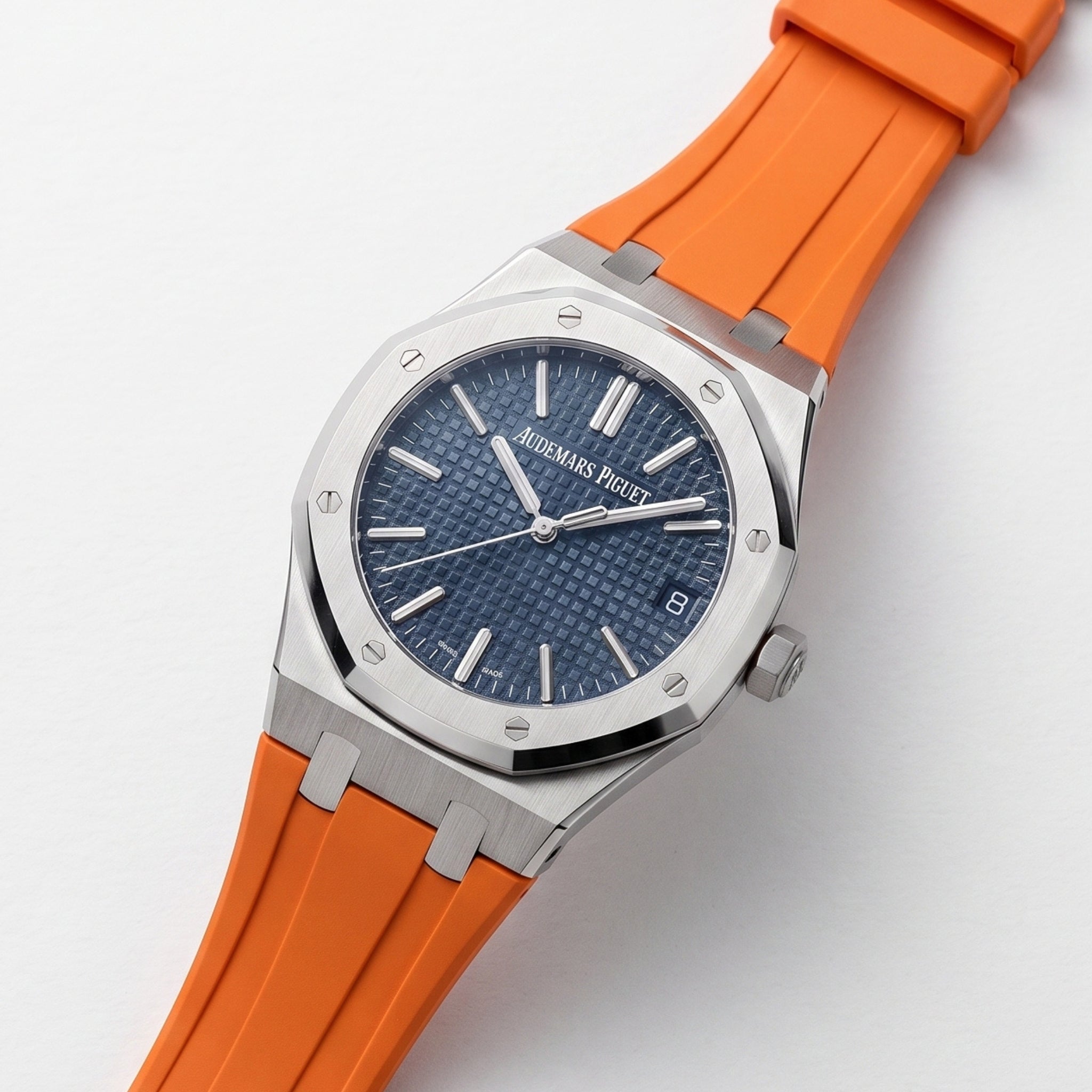 Audemars Piguet Royal Oak 41mm Orange Strap | Helvetus®