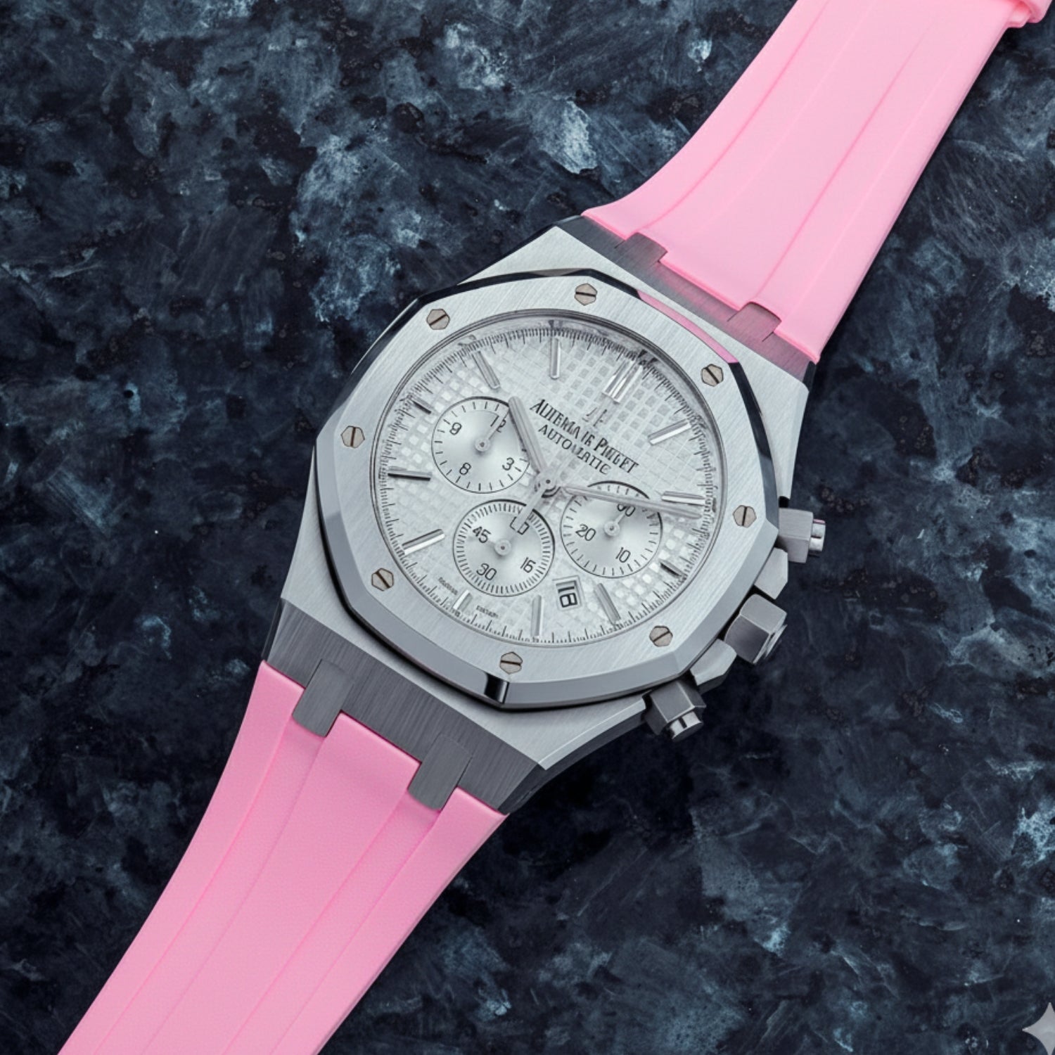Audemars Piguet Royal Oak 41mm Pink Strap | Helvetus®