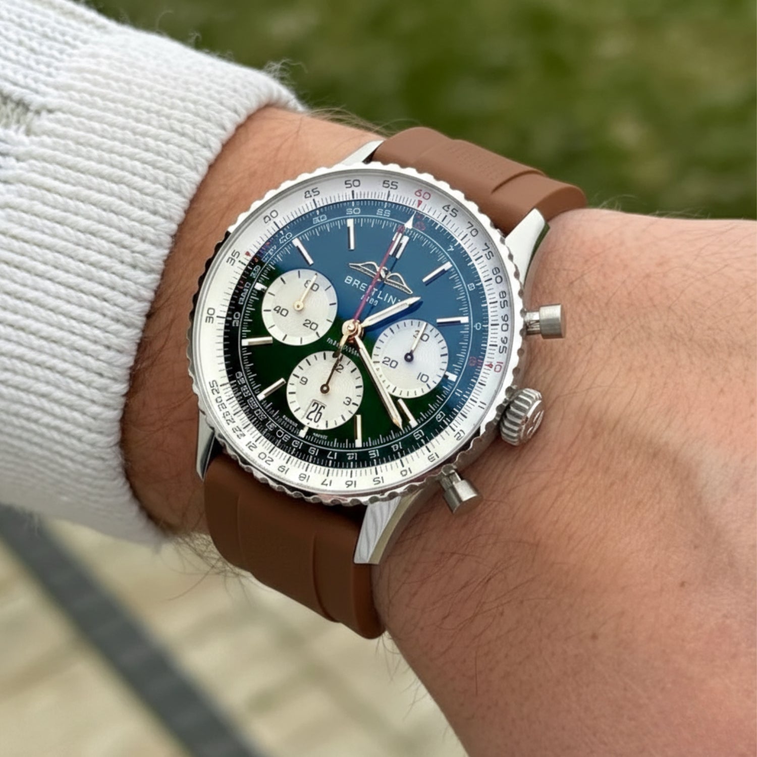 Brown Strap for Breitling Navitimer - Helvetus®