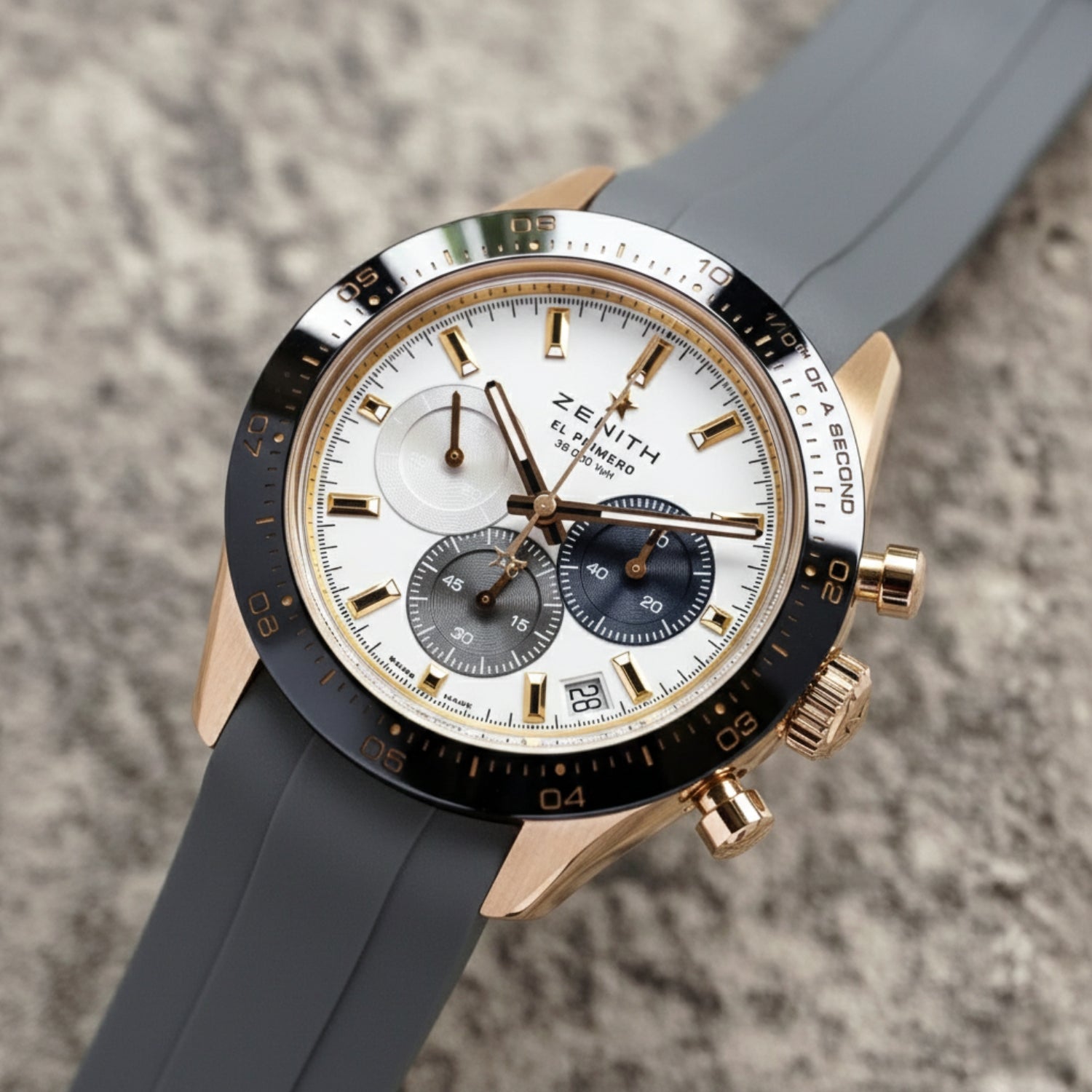 Strap for Zenith Chronomaster in Grey - Helvetus® Switzerland