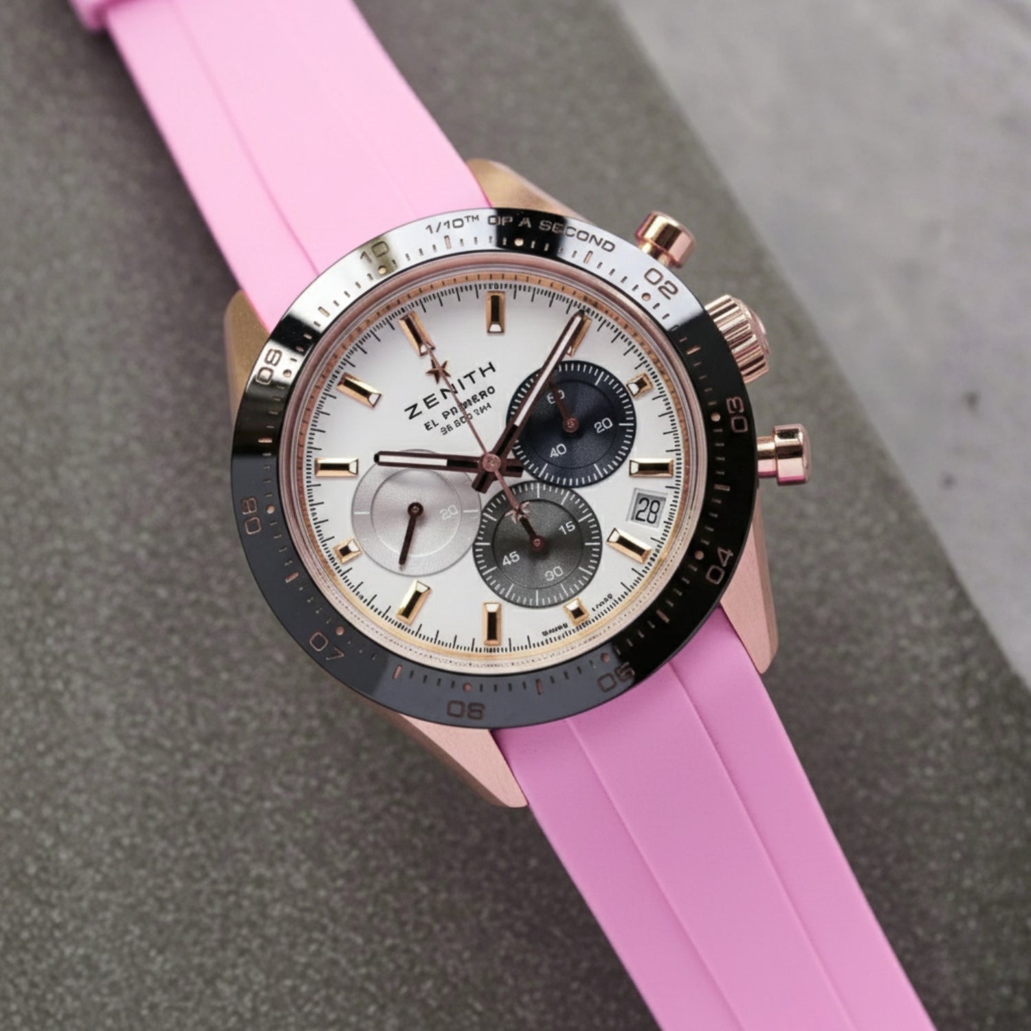 Straps for Zenith Chronomaster - Rubber Straps by Helvetus®