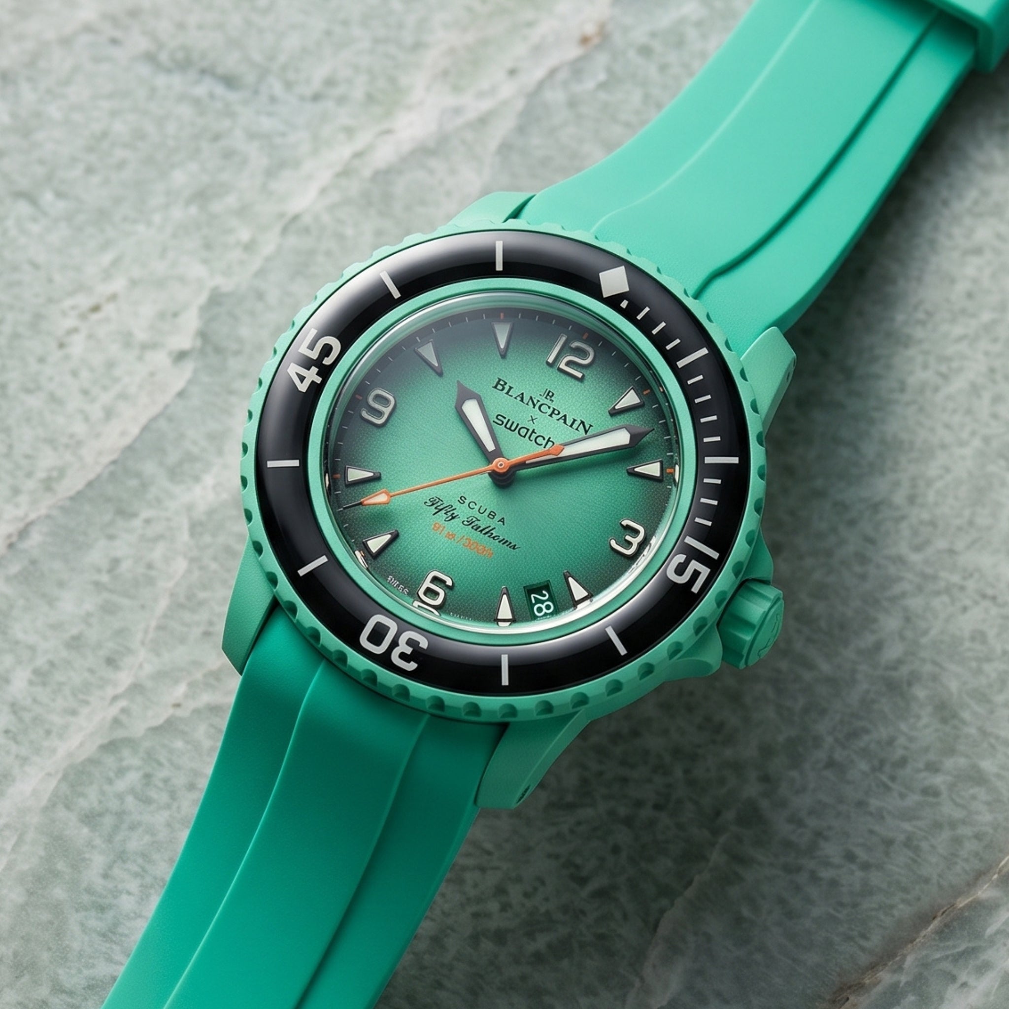 Straps for Indian Ocean | Blancpain X Swatch | By Helvetus®