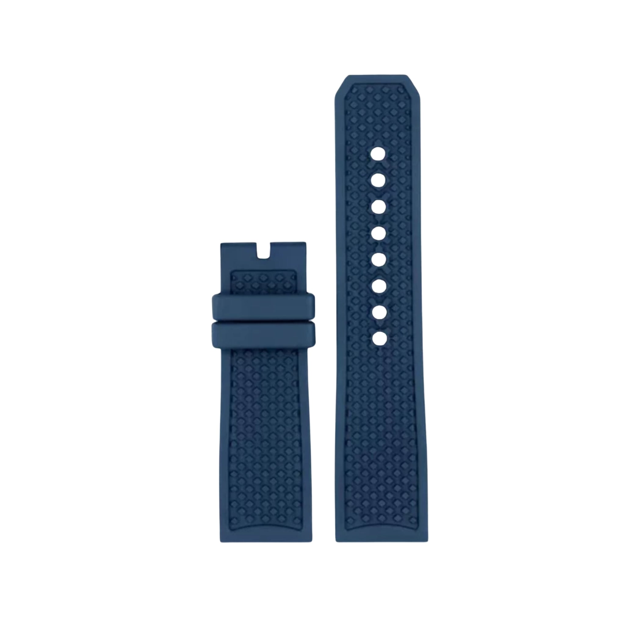 Rubber Strap - For Cartier Calibre - Blue - Helvetus