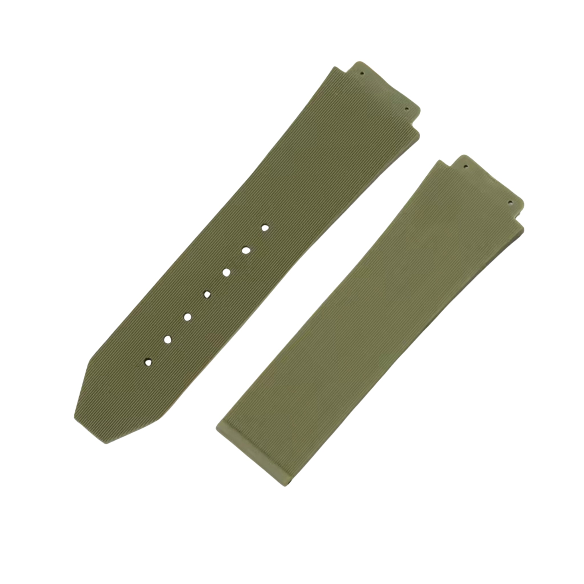 Rubber Strap - For Hublot Big Bang 44mm - Army Green - Helvetus