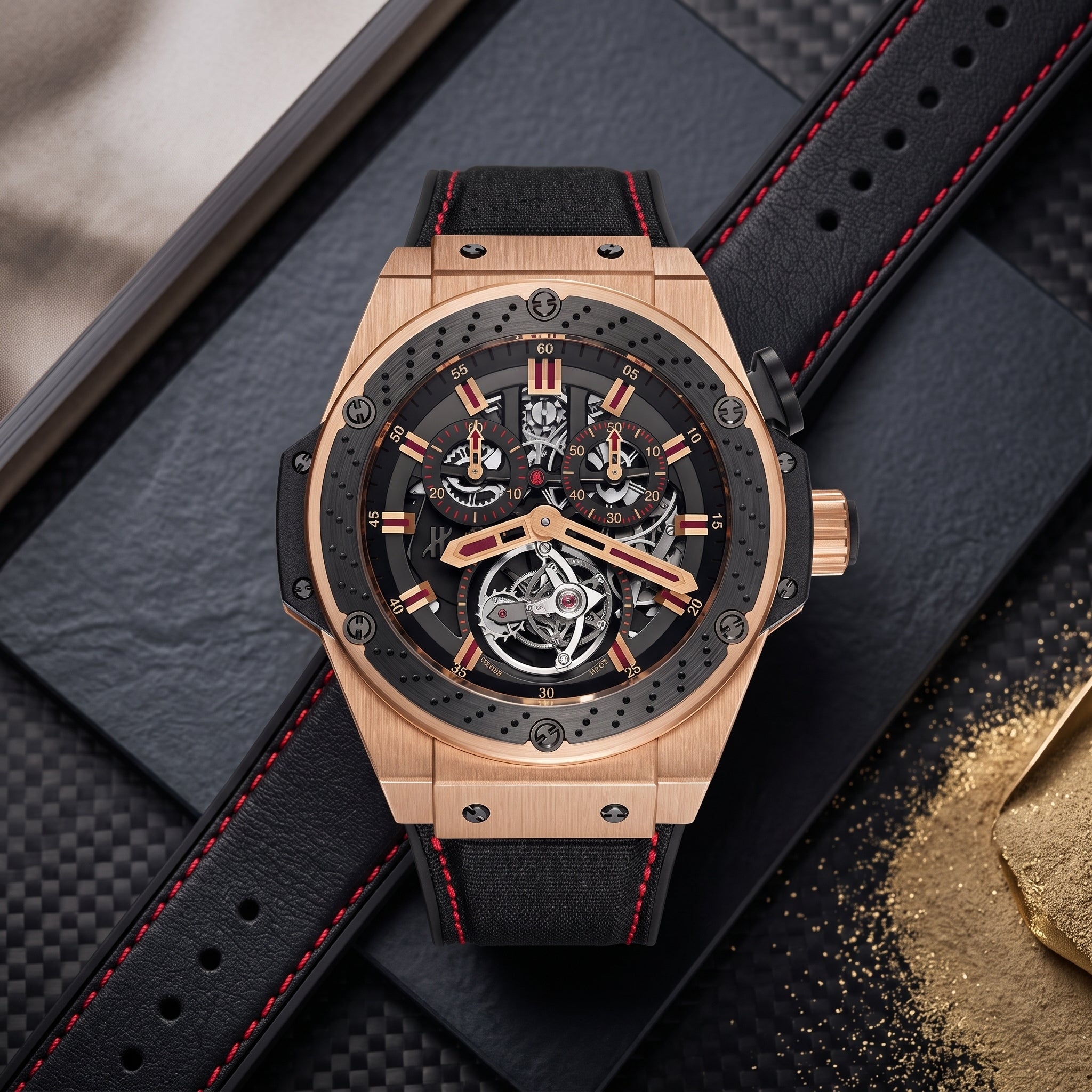 Black Strap Hublot King Power F1 - Helvetus®