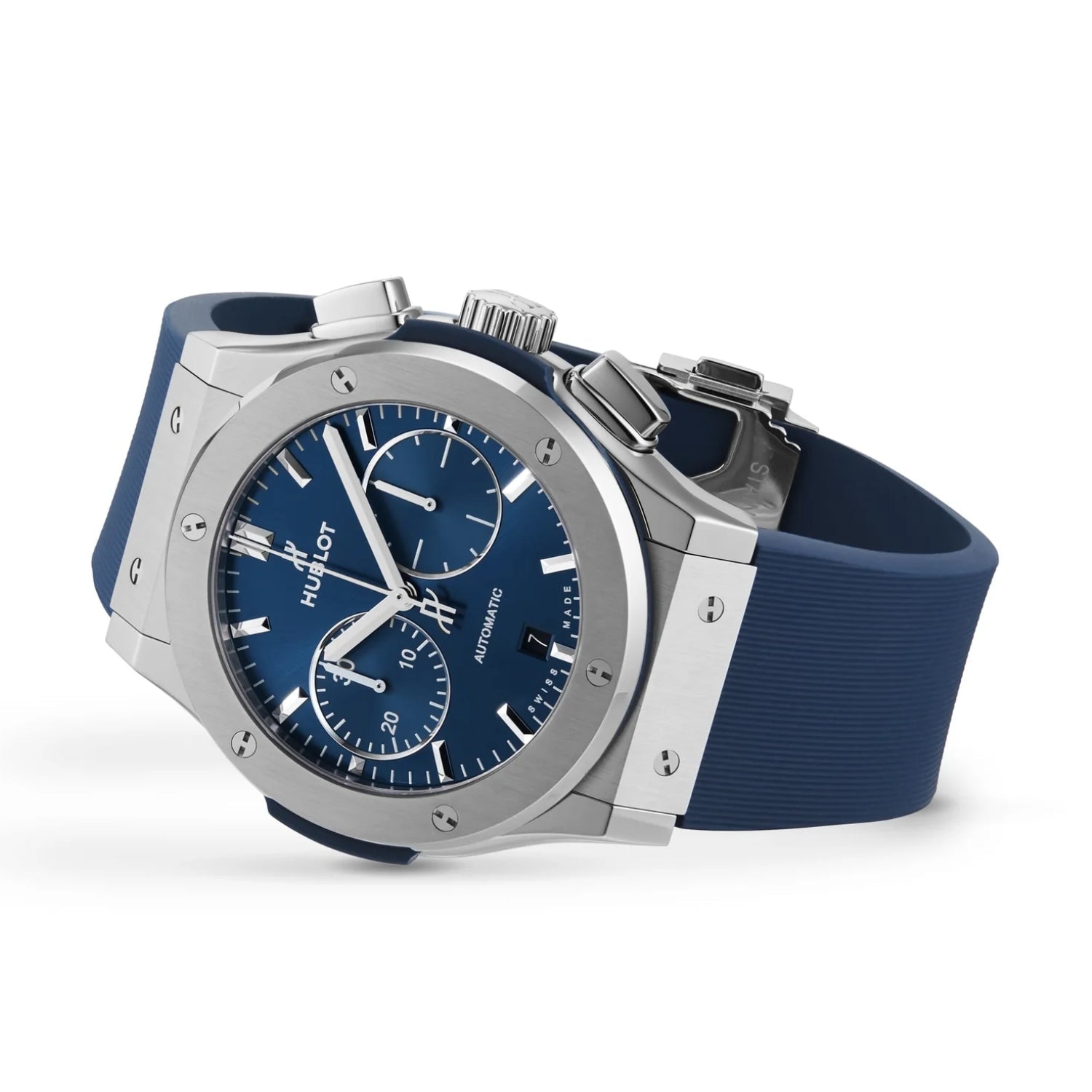 Hublot Classic Fusion Strap in Blue - Helvetus® Switzerland