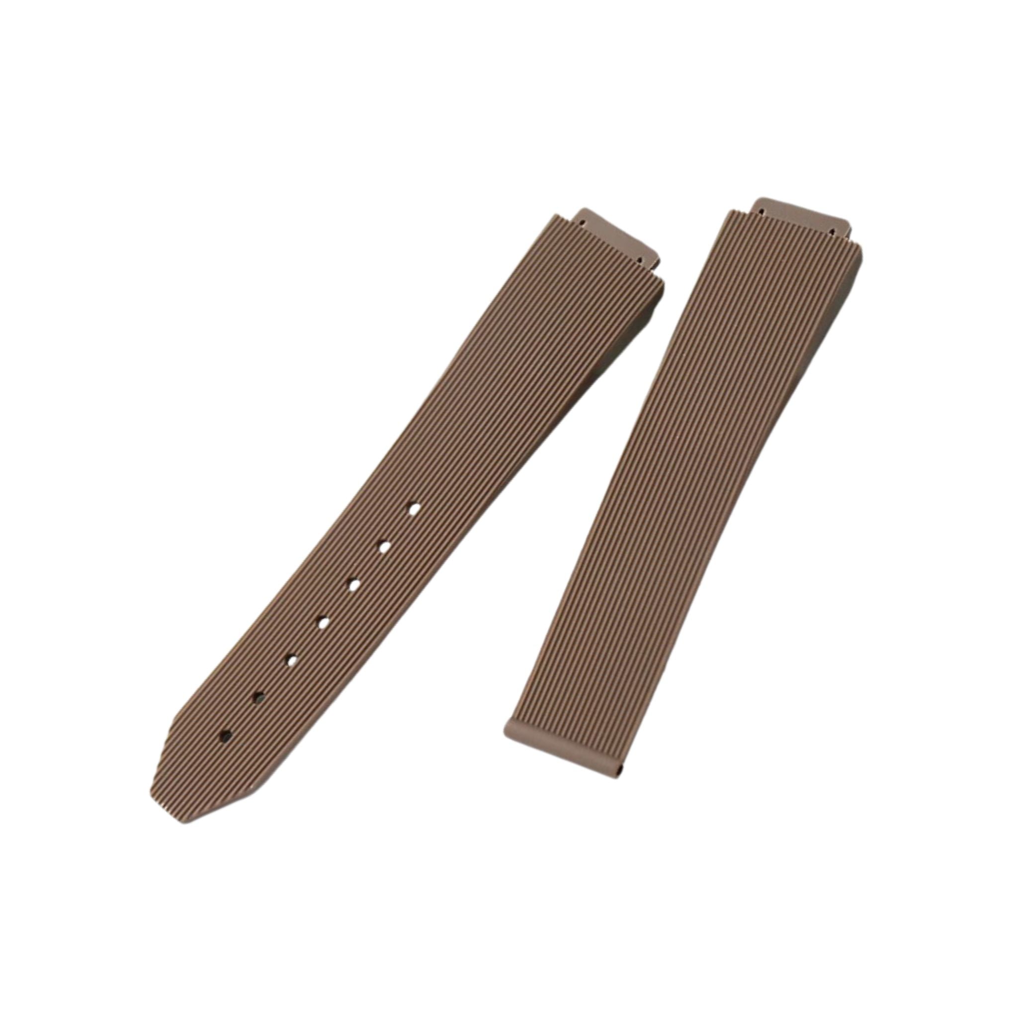 Rubber Strap - For Hublot Female Model - Brown - Helvetus