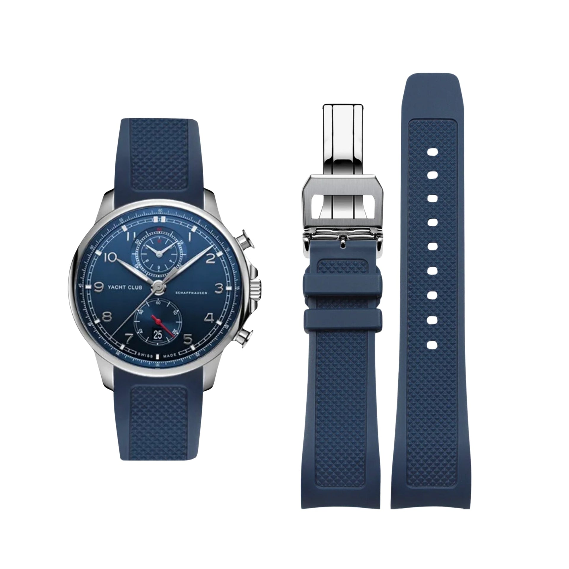 Strap for IWC Portugieser in Blue Helvetus® Switzerland