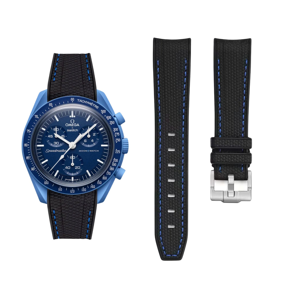 OMEGA X Swatch MISSION TO NEPTUNE ネプチューン Strap for Mission 