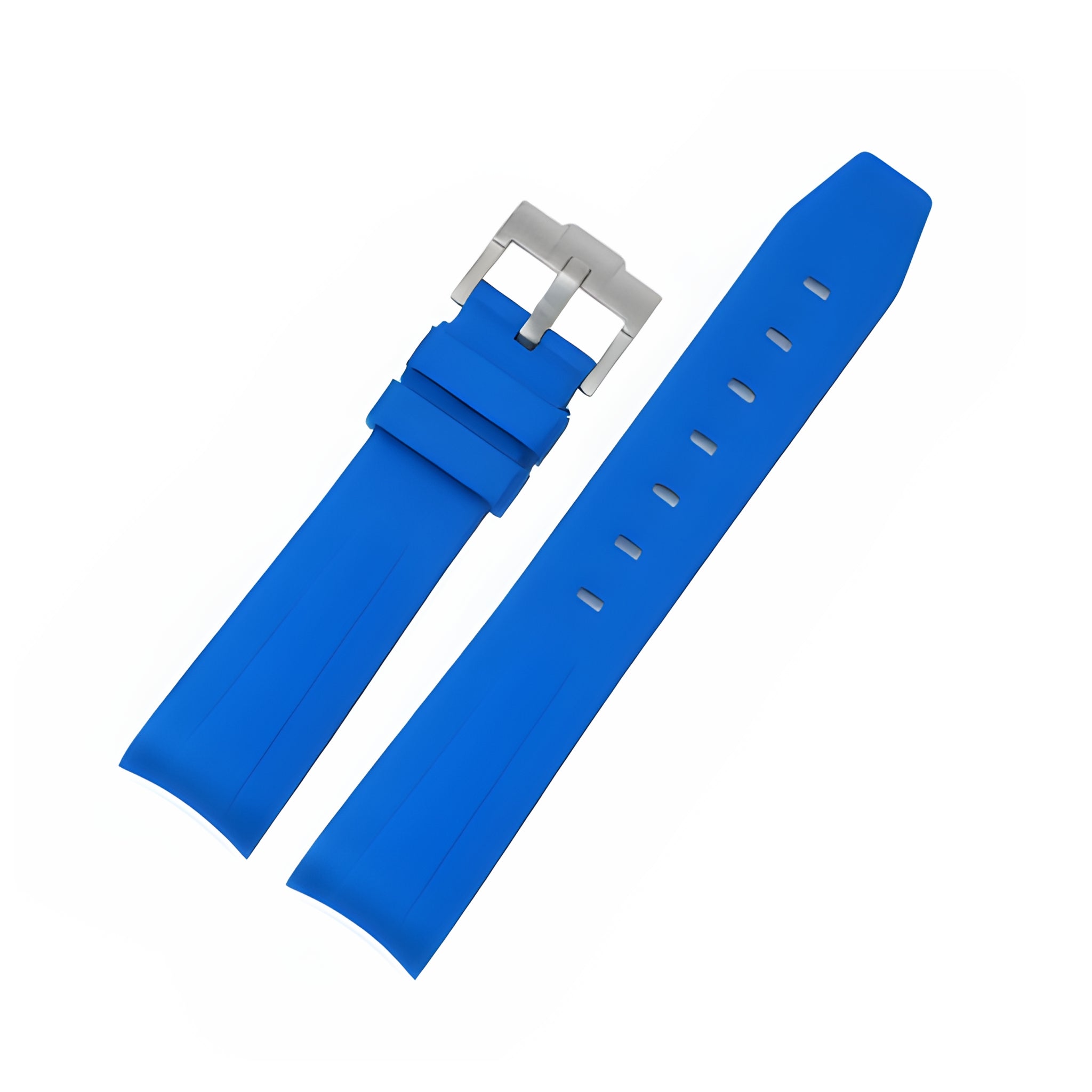 Rubber Strap - For Omega Seamaster 300 - Blue - Helvetus