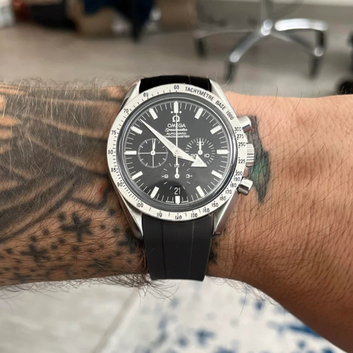 Speedmaster Omega Rally Strap Omega Speedmaster Straps – High-Quality Rubber Bands | Helvetus®