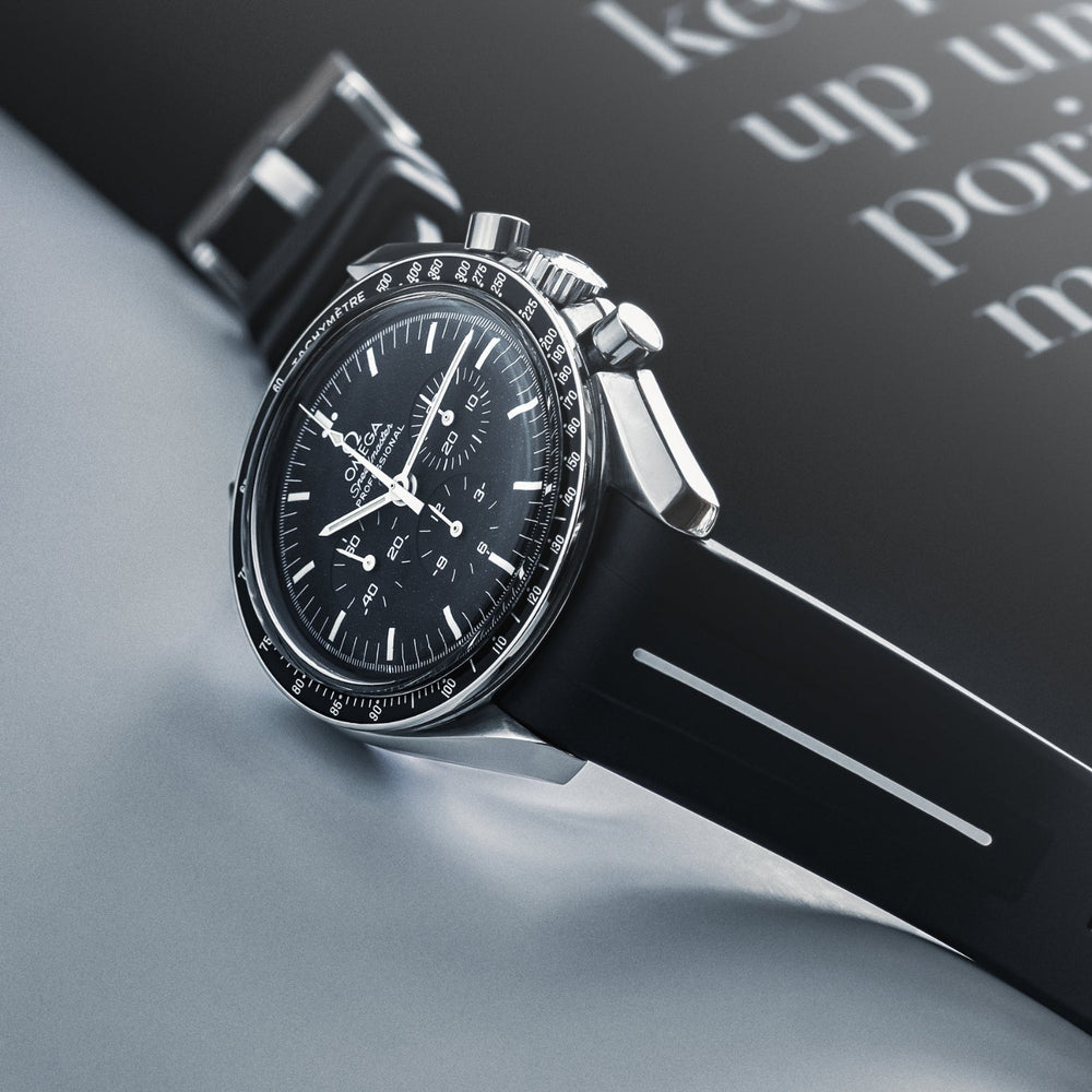 Omega Speedmaster Straps – High-Quality Rubber Bands | Helvetus®
