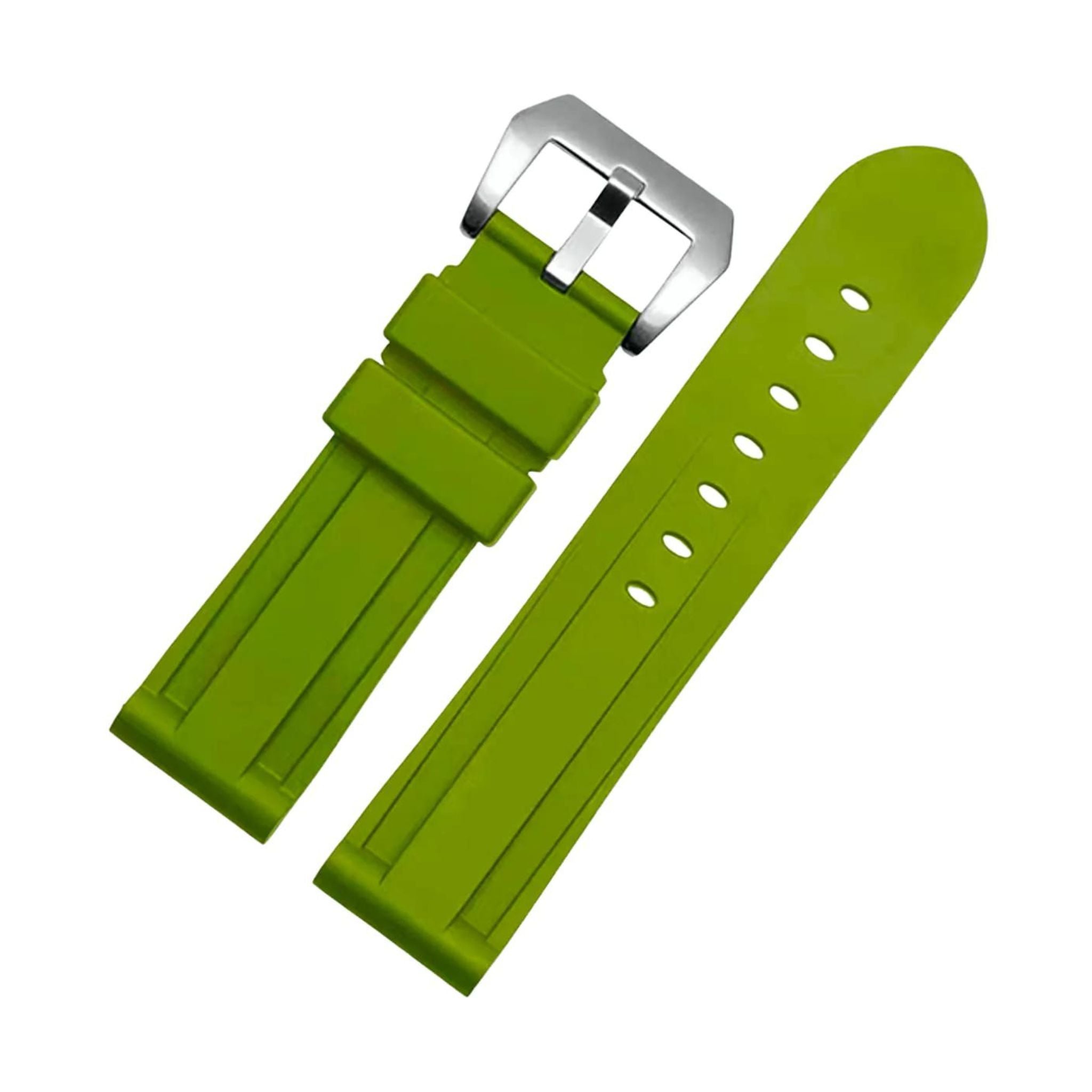 Rubber Strap - For Panerai - Lime Green - Helvetus