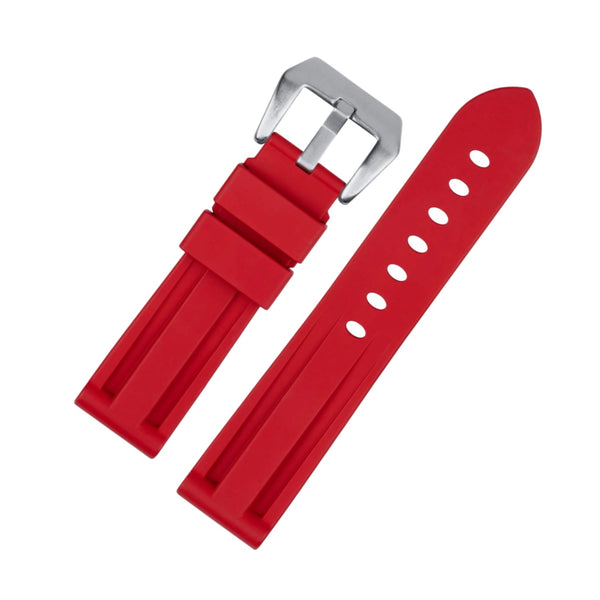 PANERAI OFFICINE ラバーベルト 赤 Panerai Rubber Strap in Red - Helvetus® Switzerland