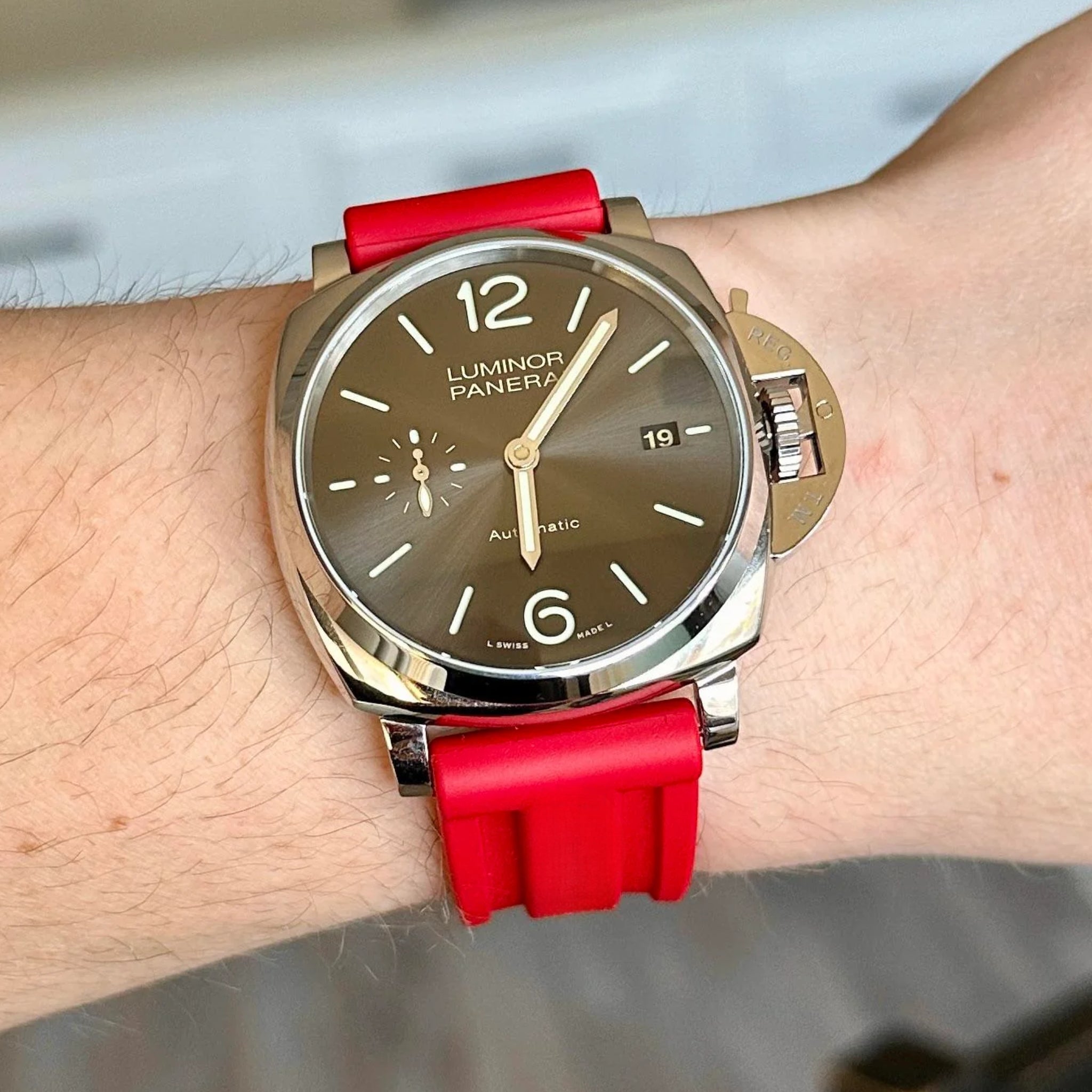 Panerai straps best sale