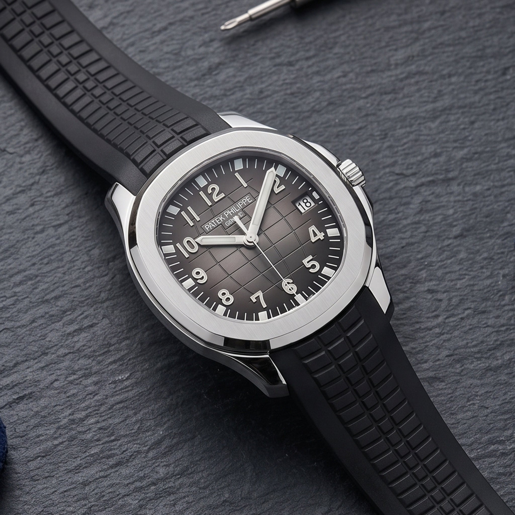 Black Strap for Patek Philippe Aquanaut - Helvetus®