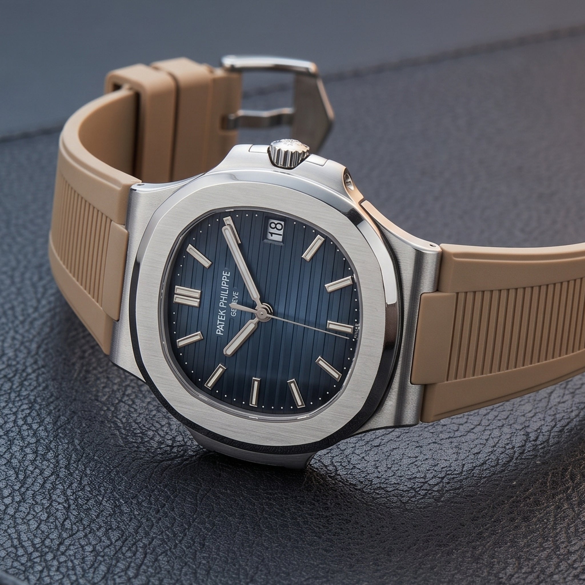 Beige Nautilus Patek Strap - Helvetus®