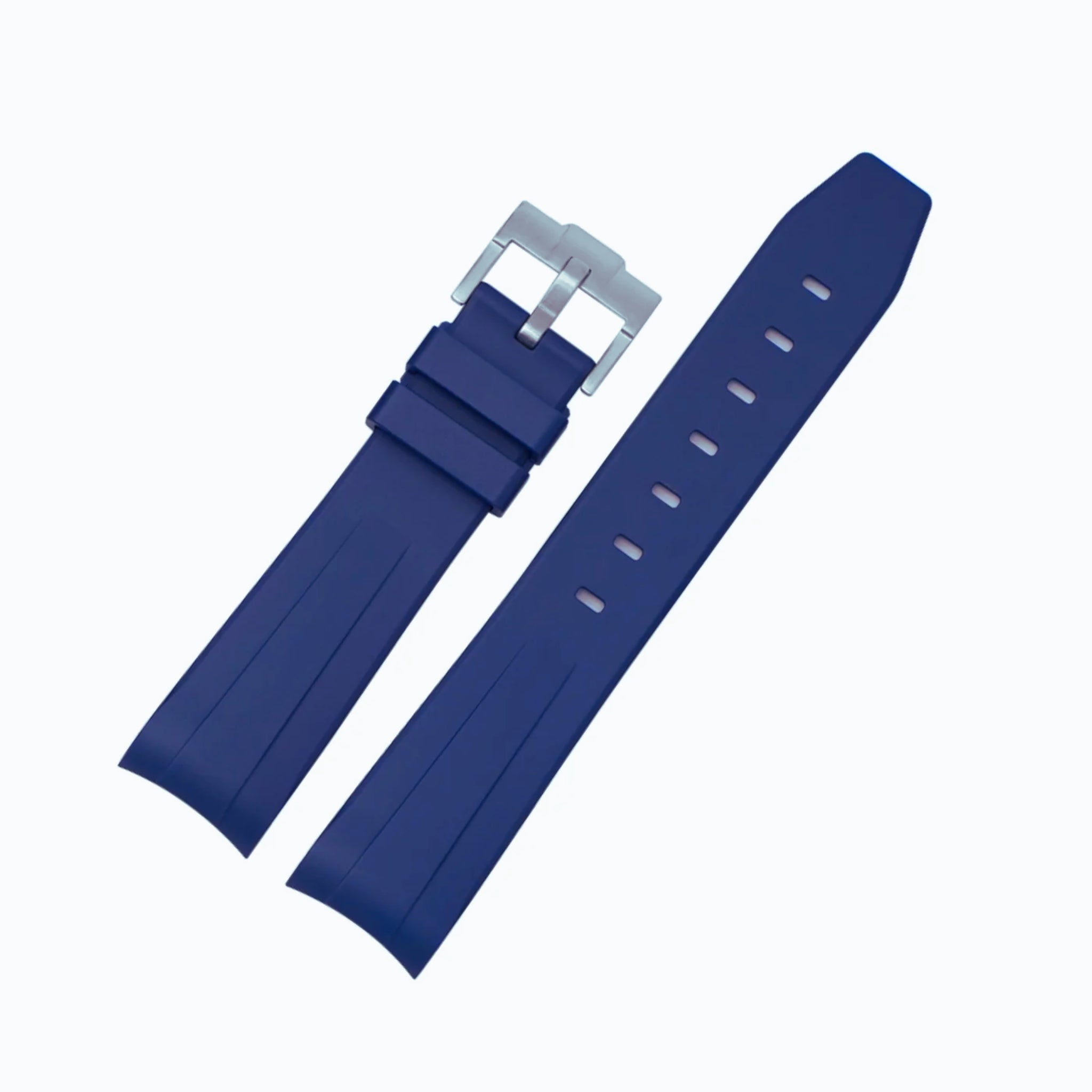 Rubber Strap - For Rolex Datejust 31mm - Blue - Helvetus