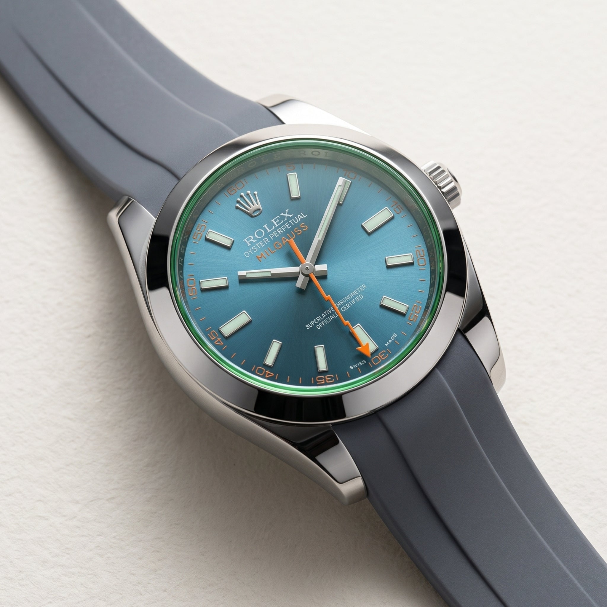 ROLEX Milgauss 文字盤 針セット Rolex Milgauss 'Z-Blue' – Analog:Shift