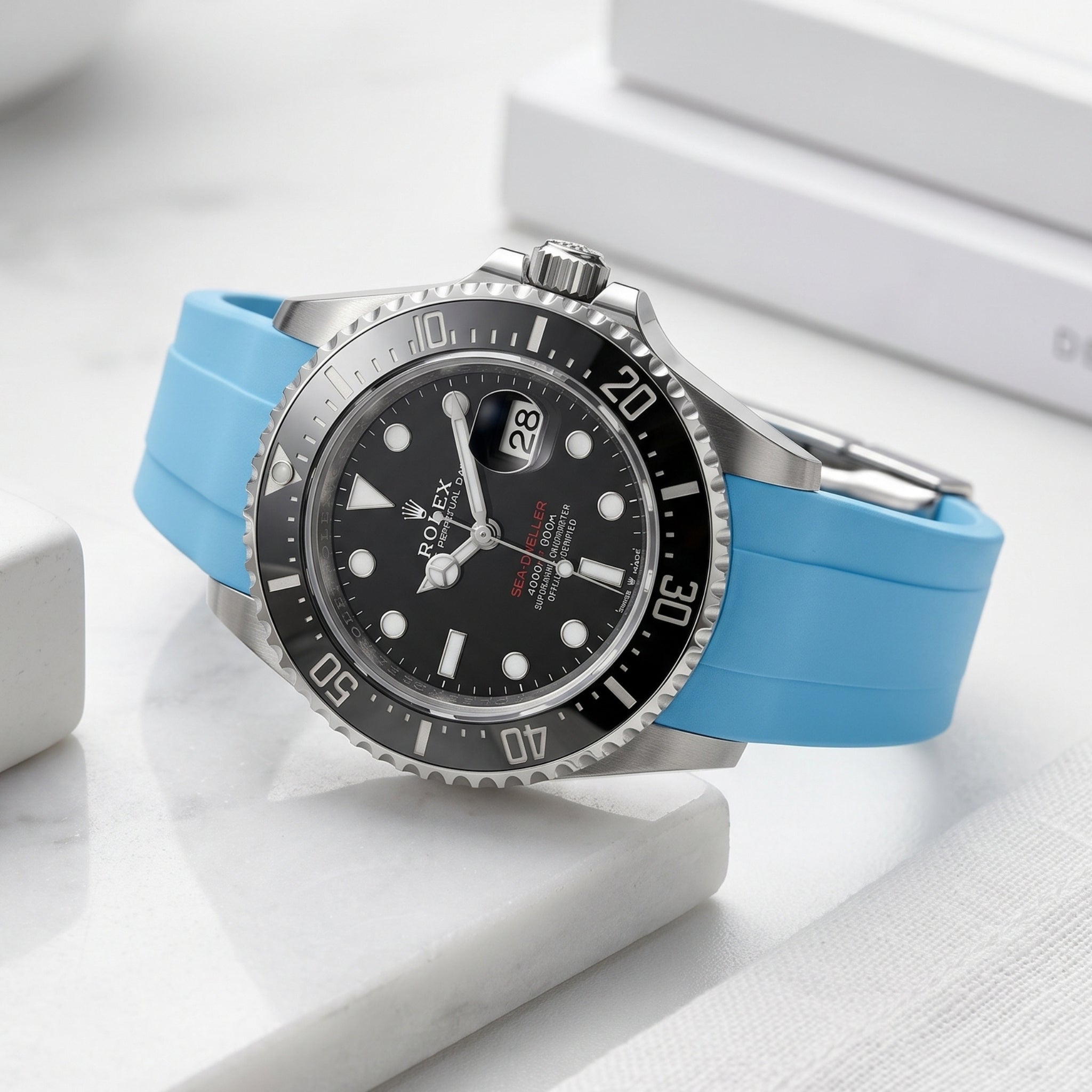 Light Blue Strap for Sea-Dweller - Helvetus®