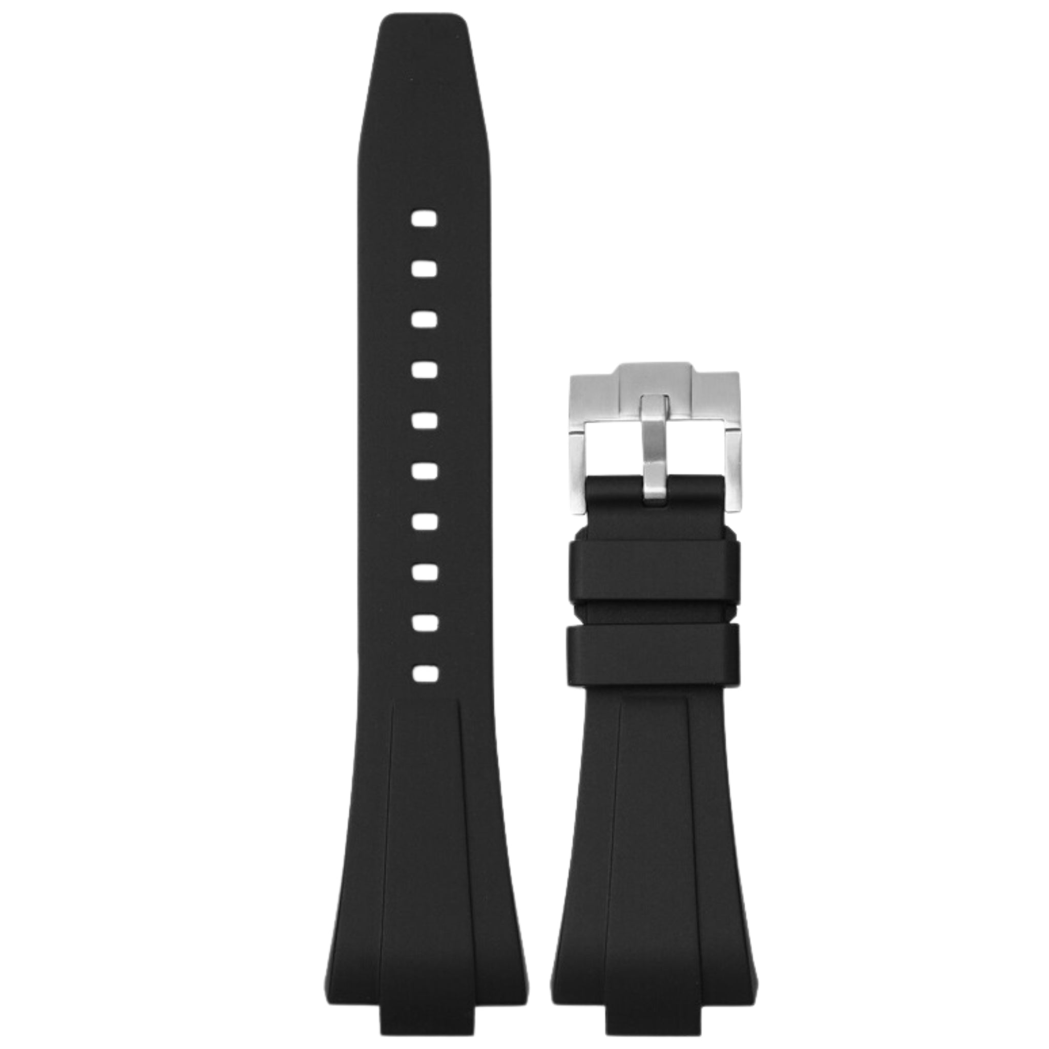 Rubber Strap - For Tissot PRX - Black - Helvetus