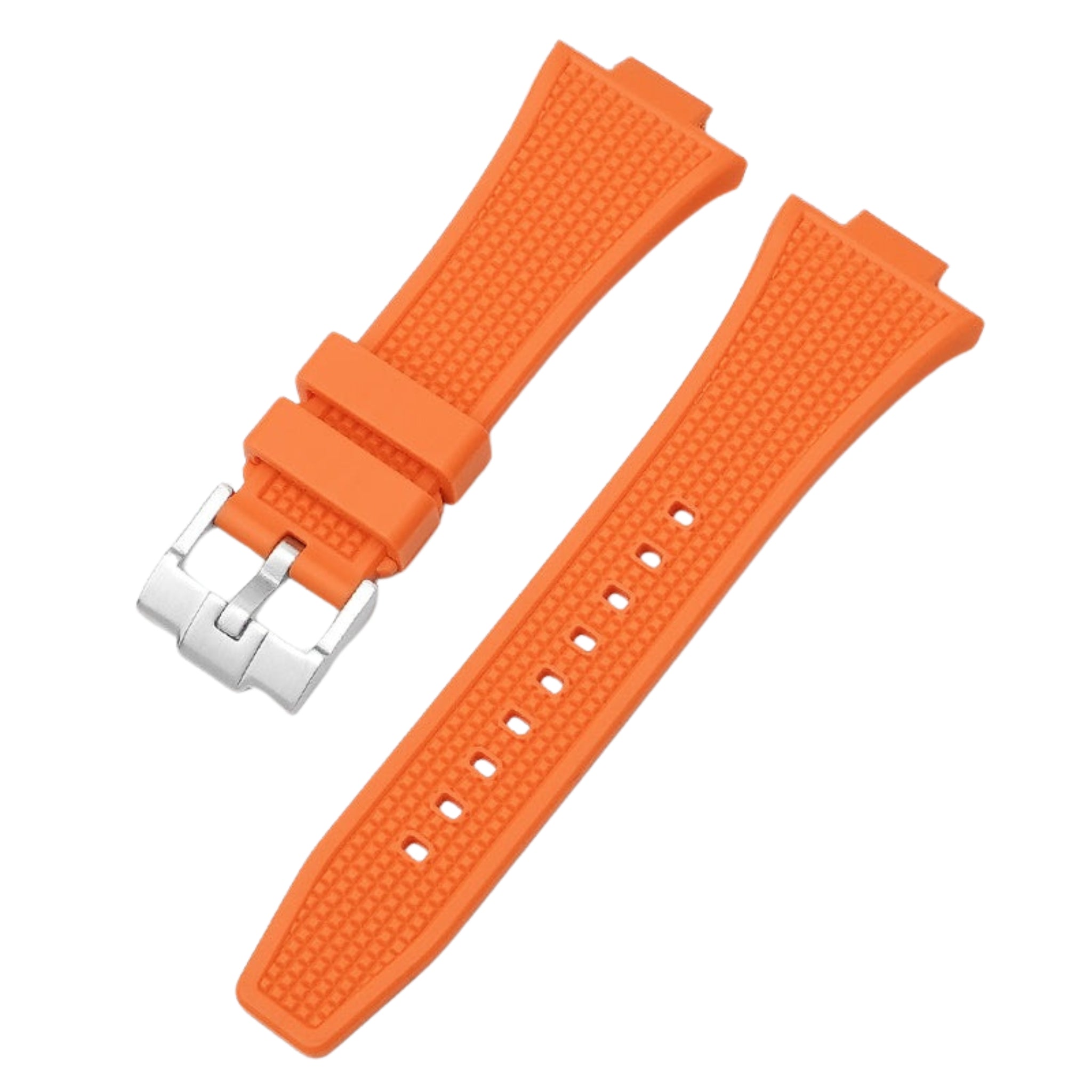 Rubber Strap for Tissot PRX - Fire Orange - Helvetus