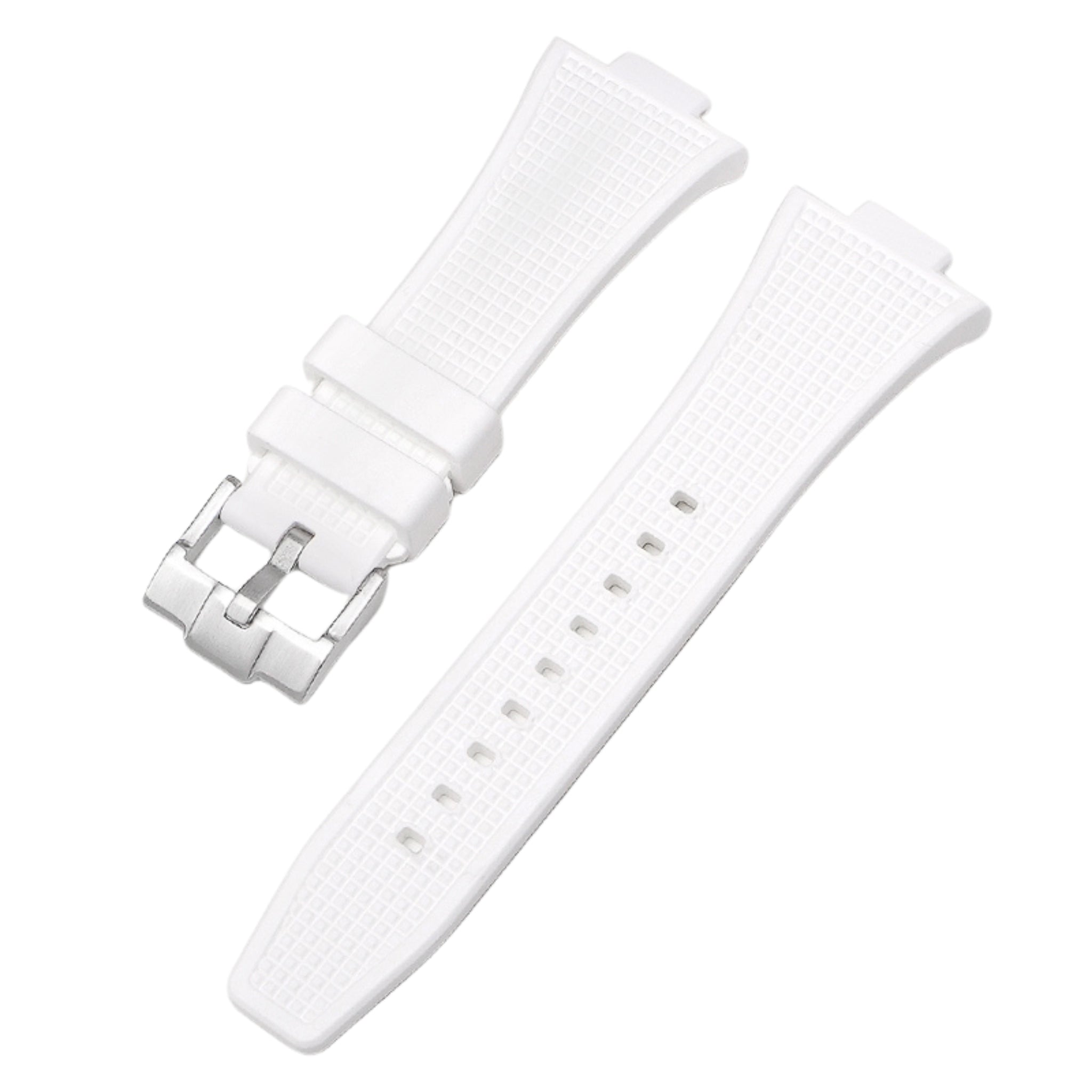 Rubber Strap for Tissot PRX - Frost White - Helvetus