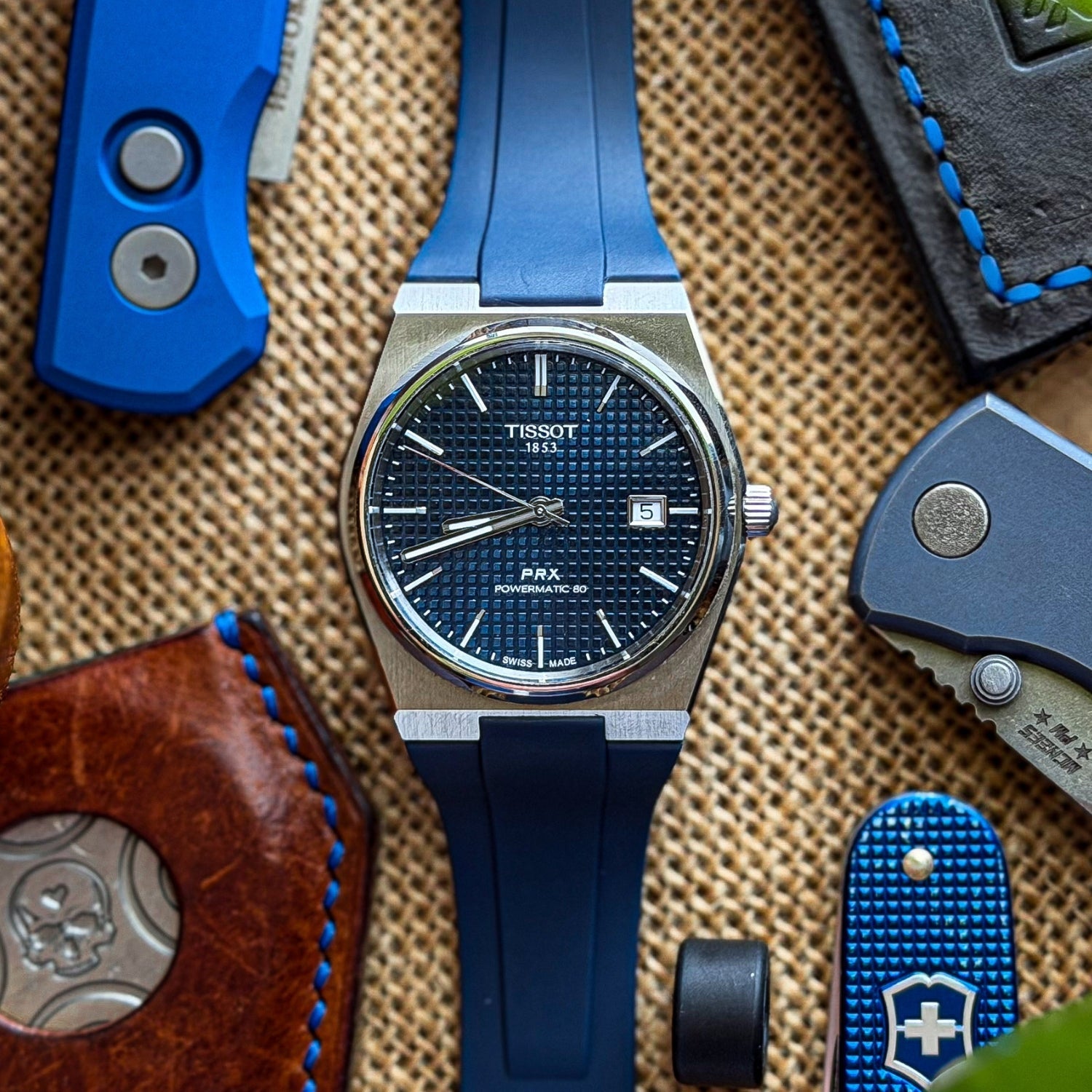 Navy Blue Strap for Tissot PRX - Helvetus® Switzerland