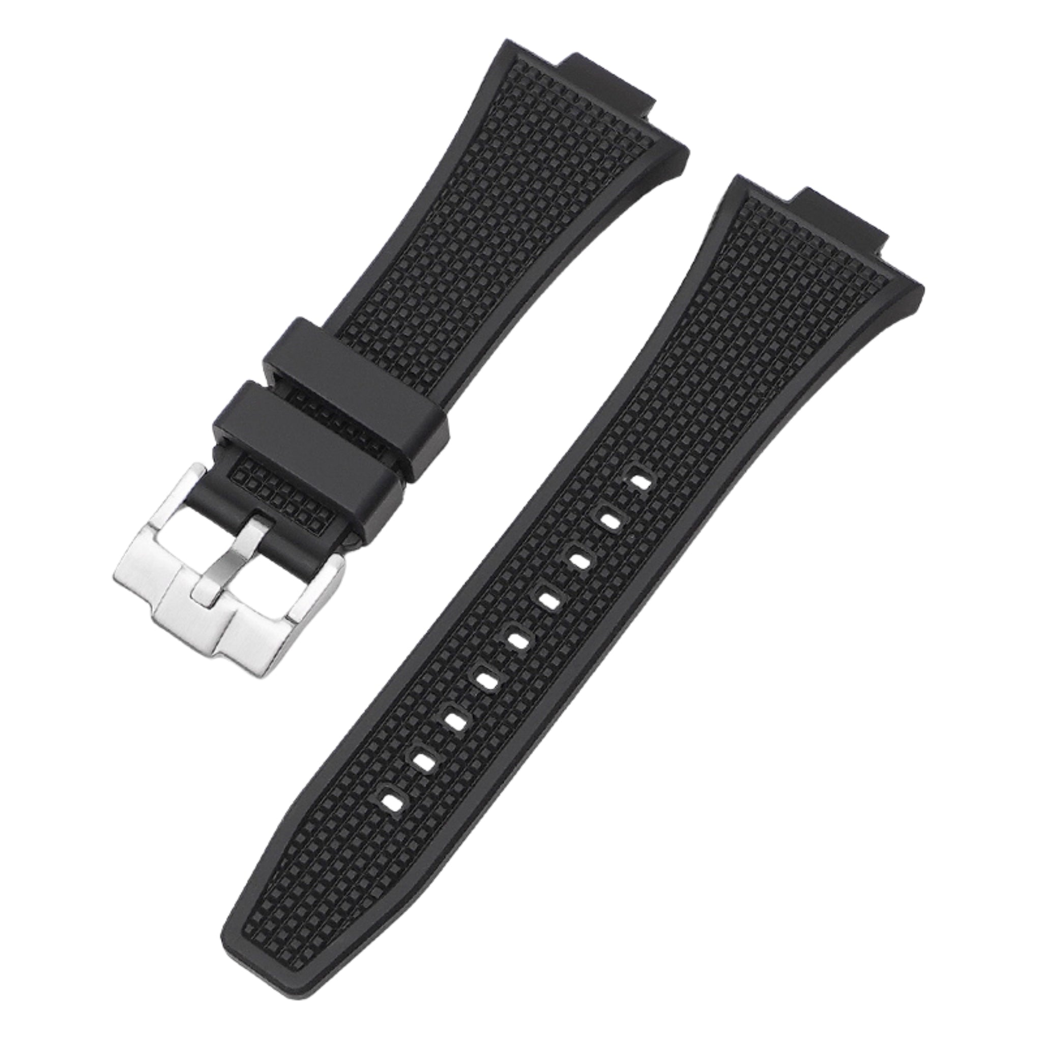 Rubber Strap for Tissot PRX - Panther Black - Helvetus