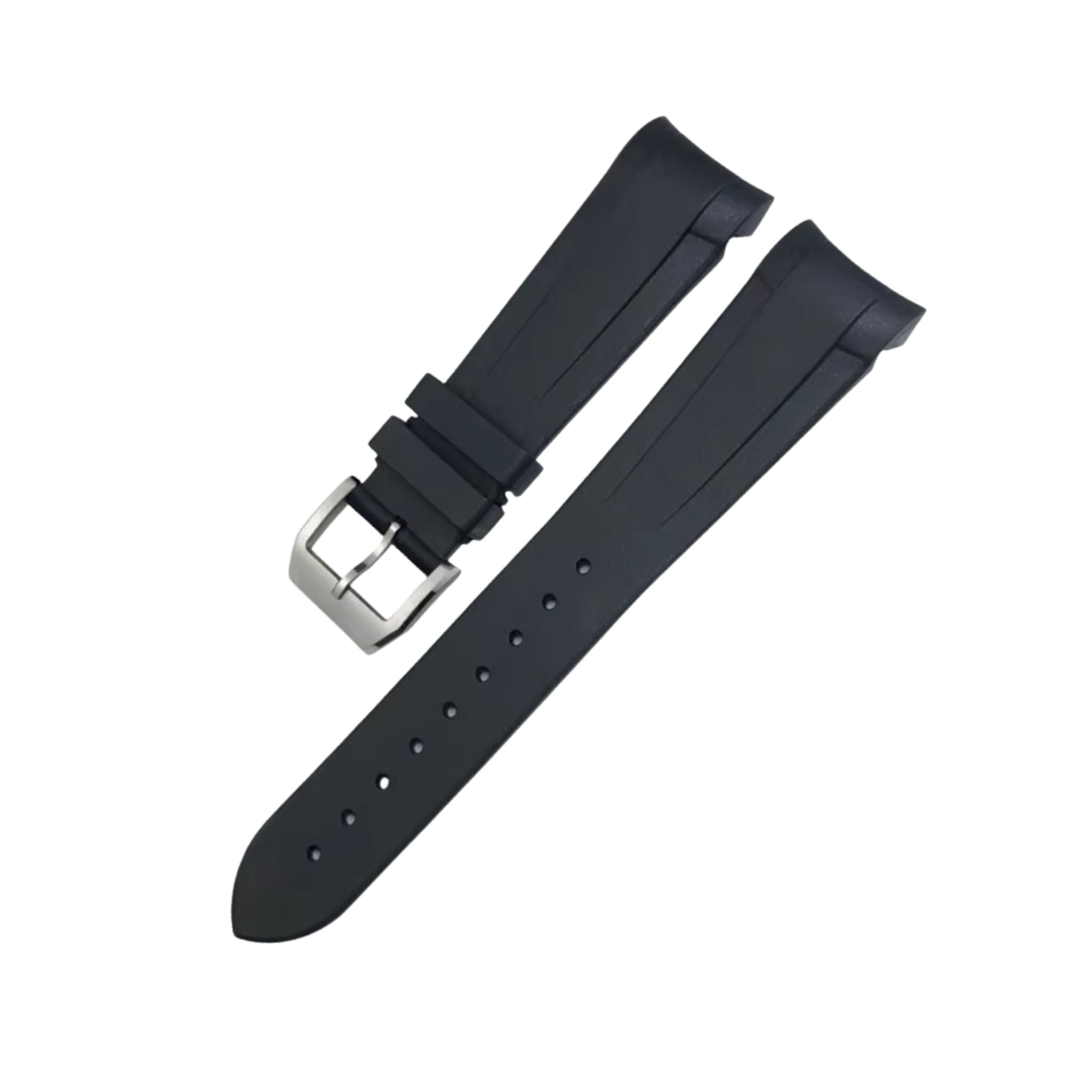 Rubber Strap - For Tudor Ranger 79950 - Black - Helvetus