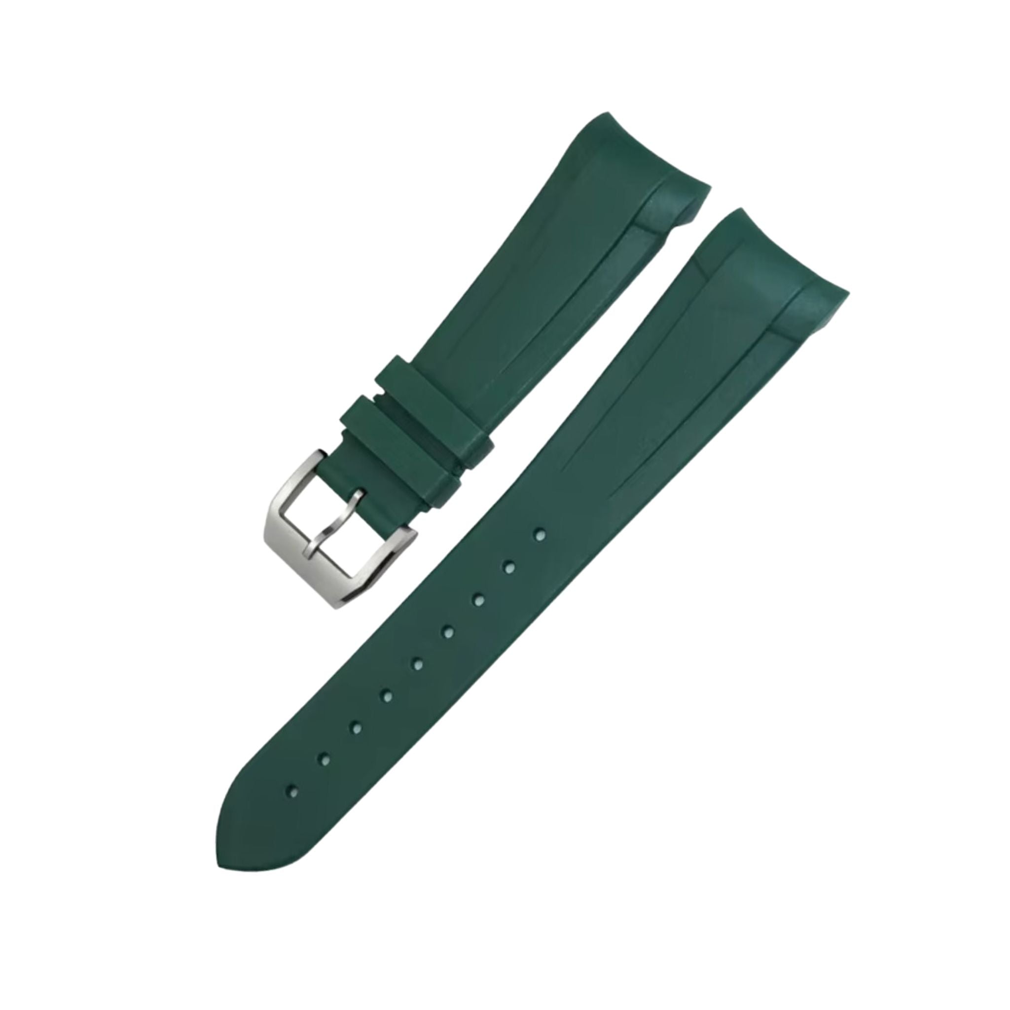 Rubber Strap - For Tudor Ranger 79950 - Green - Helvetus