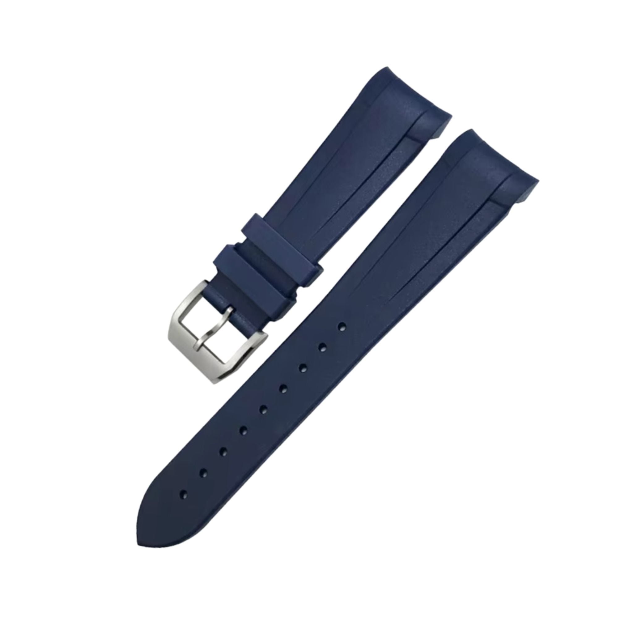 Rubber Strap - For Tudor Ranger 79950 - Navy Blue - Helvetus