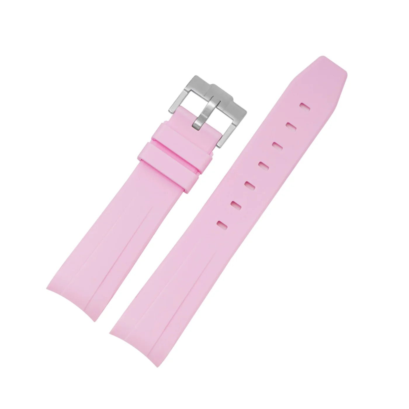 Rubber Strap - For Zenith Chronomaster Sport - Pink - Helvetus